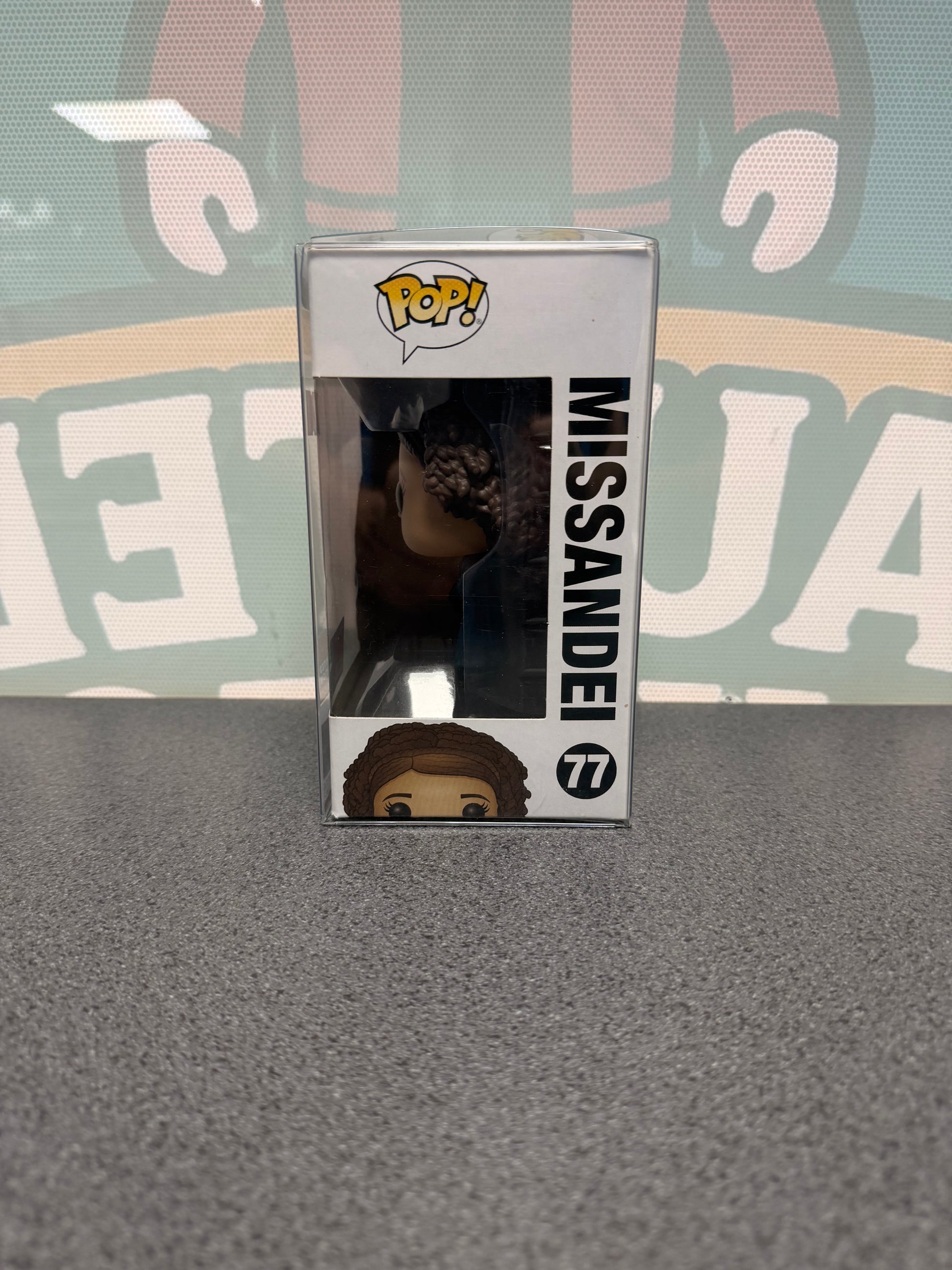 Missandei 2019 Fall Convention Limited Edition Funko Pop! #77 from Game of Thrones – window side of box