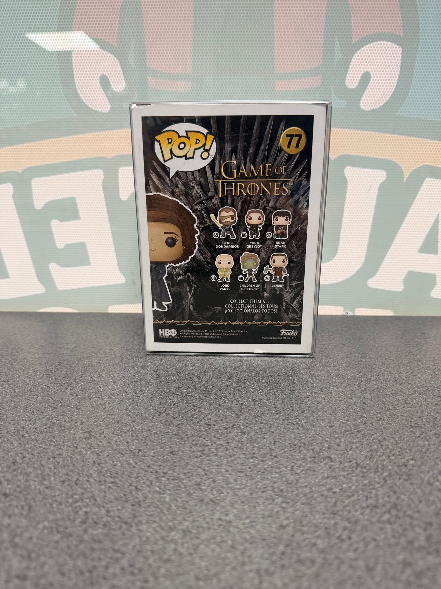 Missandei 2019 Fall Convention Limited Edition Funko Pop! #77 from Game of Thrones – back of box