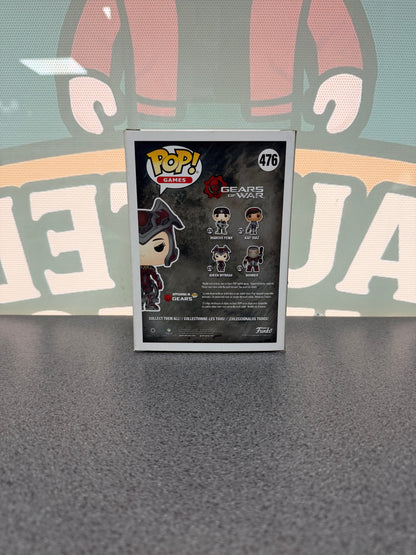 Queen Myrrah Funko Pop! #476 from Gears of War – back of box