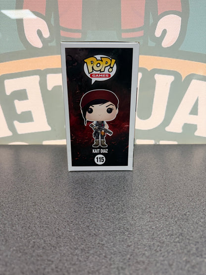 Kait Diaz Funko Pop! #115 from Gears of War – illustrated side of box
