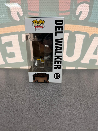 Del Walker Funko Pop! #116 from Gears of War – window side of box
