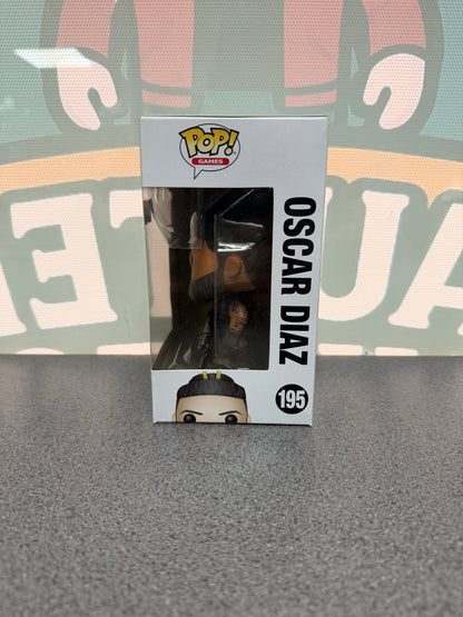 Oscar Diaz Funko Pop! #195 from Gears of War – window side of box