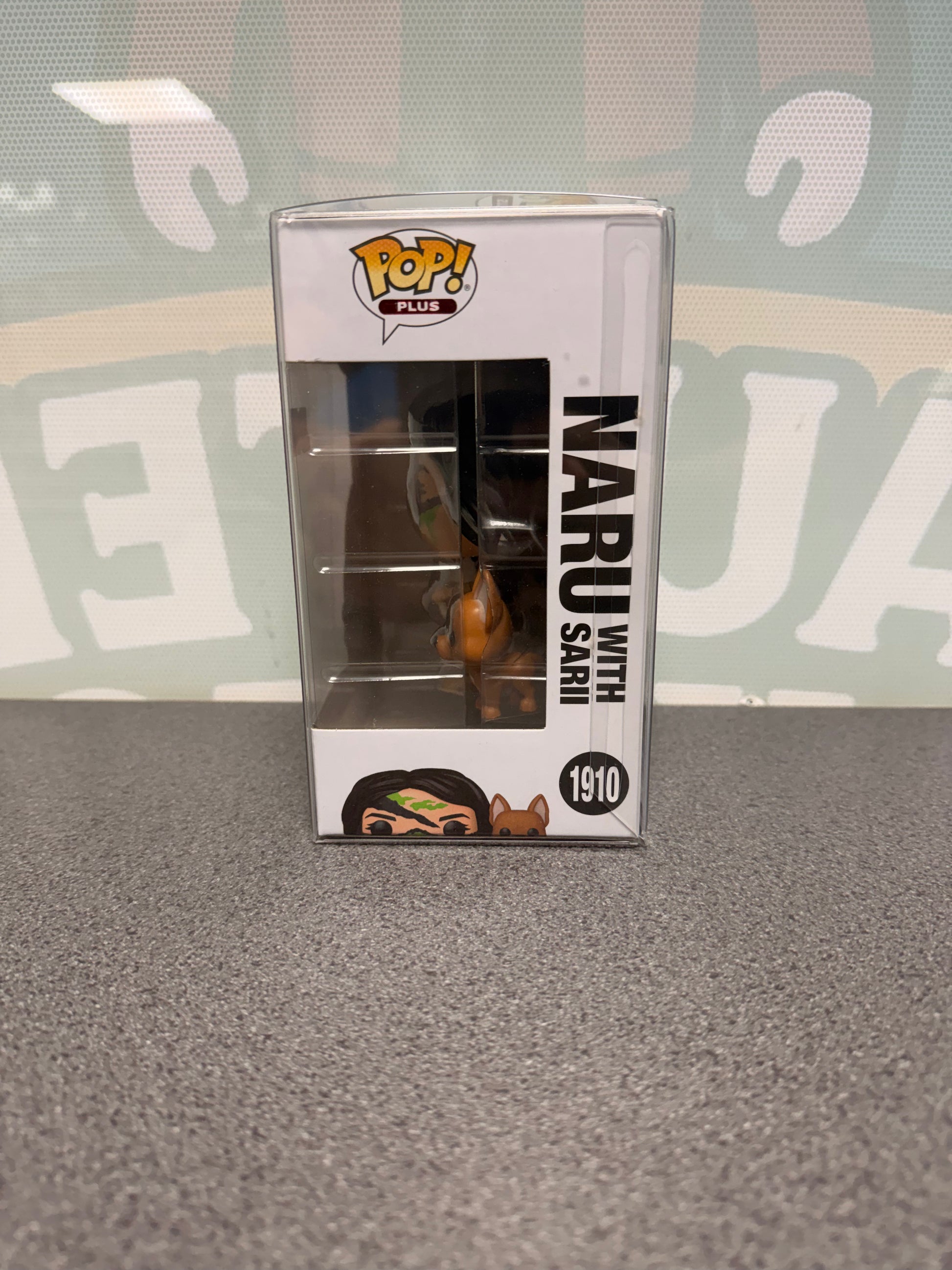 Naru with Sarii Funko Pop! Plus #1910 – window side of box