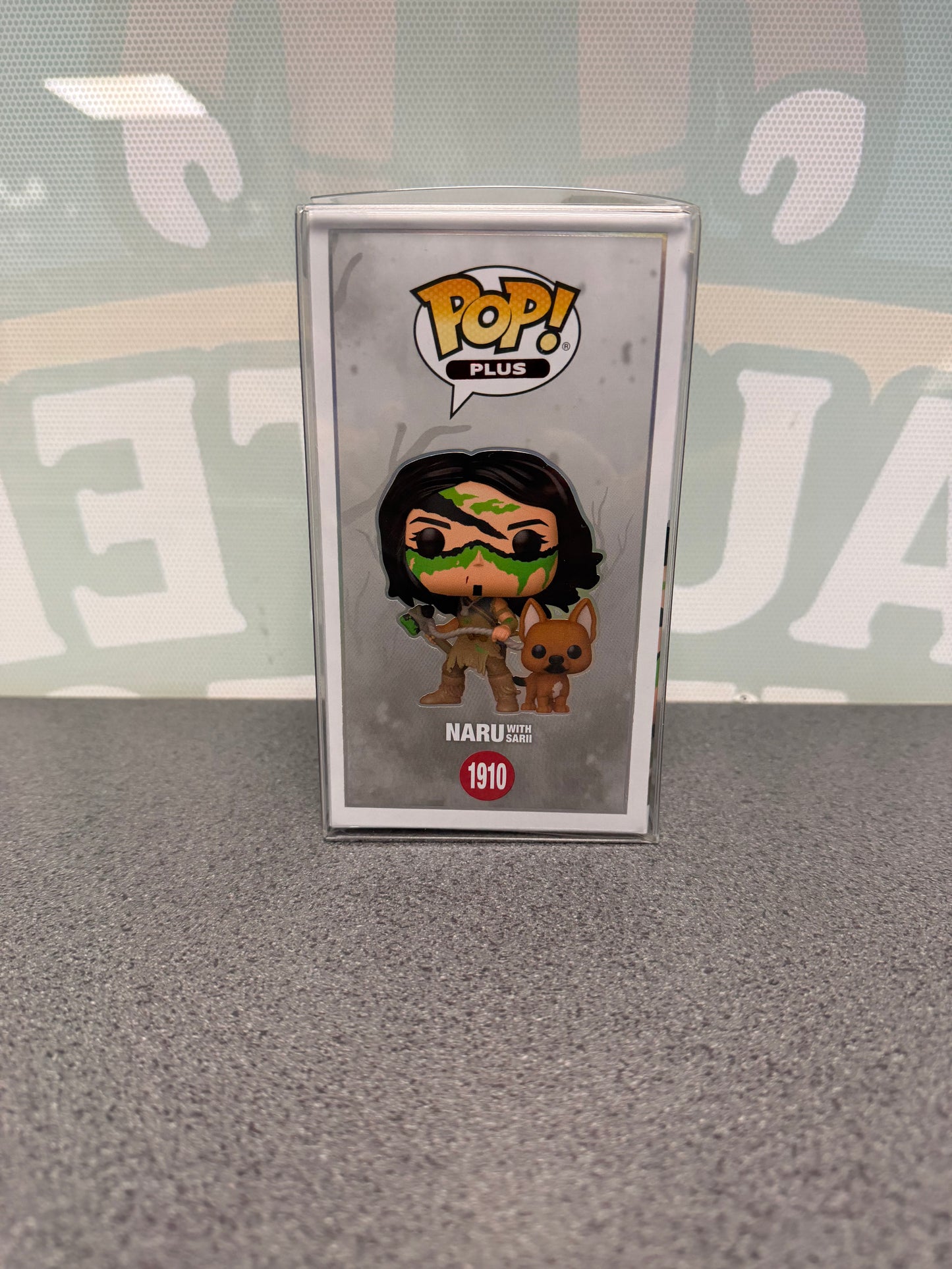 Naru with Sarii Funko Pop! Plus #1910 – illustrated side of box