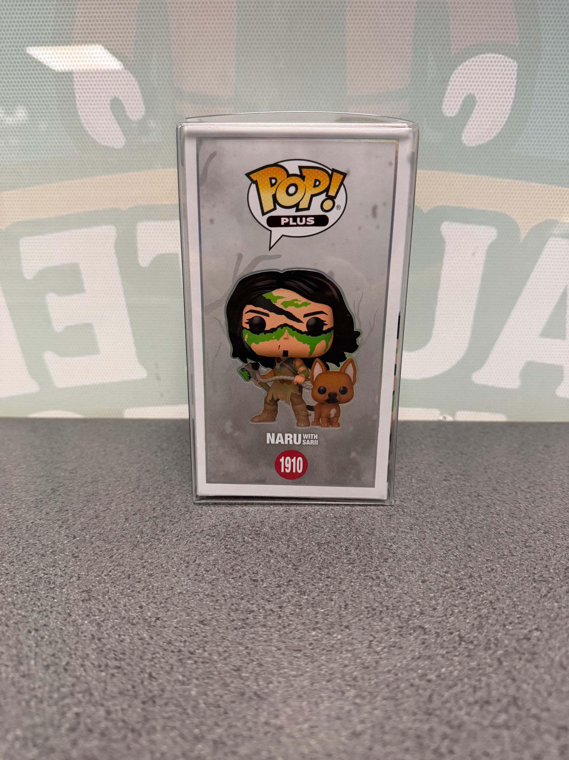 Naru with Sarii Funko Pop! Plus #1910 – illustrated side of box
