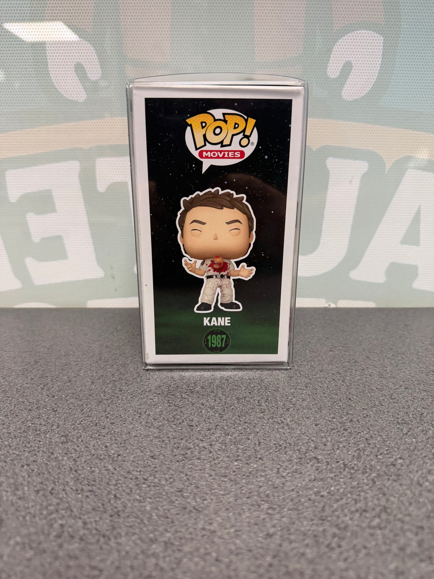 Kane Funko Pop! Movies #1987 – illustrated side of box