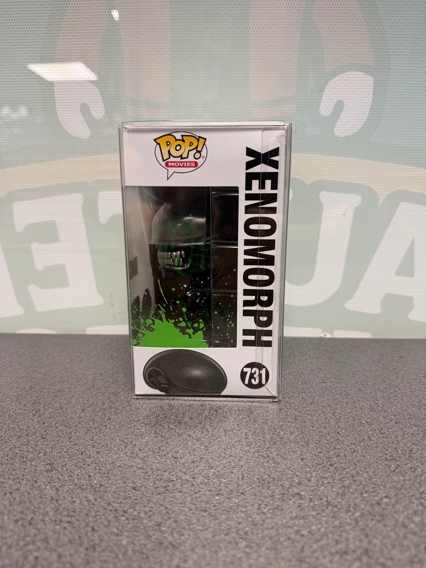 Xenomorph Funko Pop! Movies #731 – window side of box