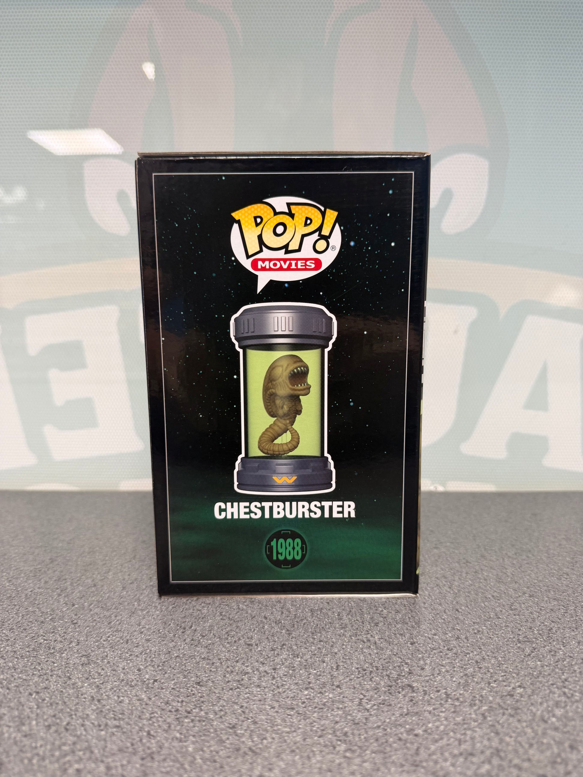 Chestburster Funko Pop! Movies #1988 – illustrated side of box
