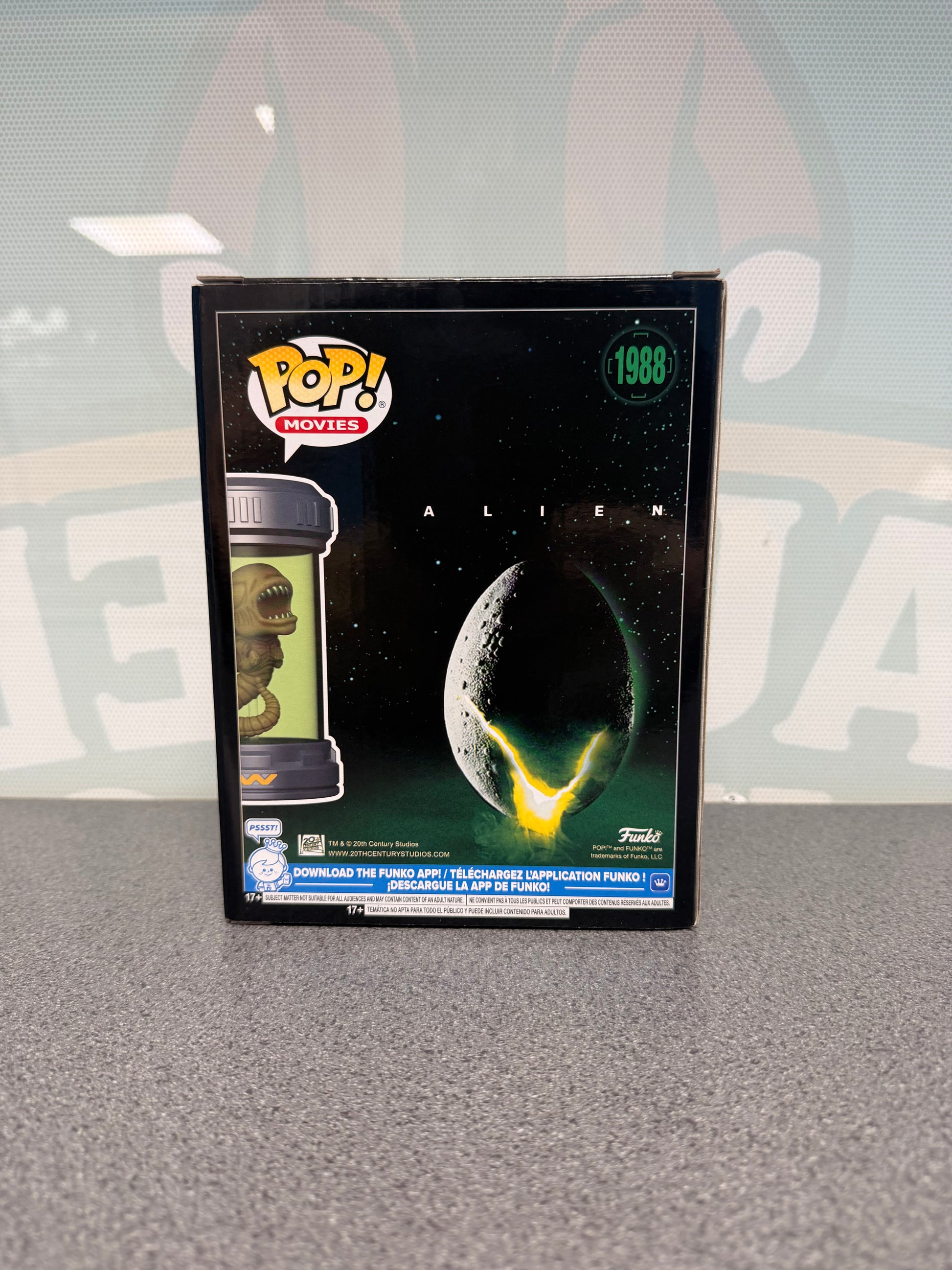 Chestburster Funko Pop! Movies #1988 – back of box