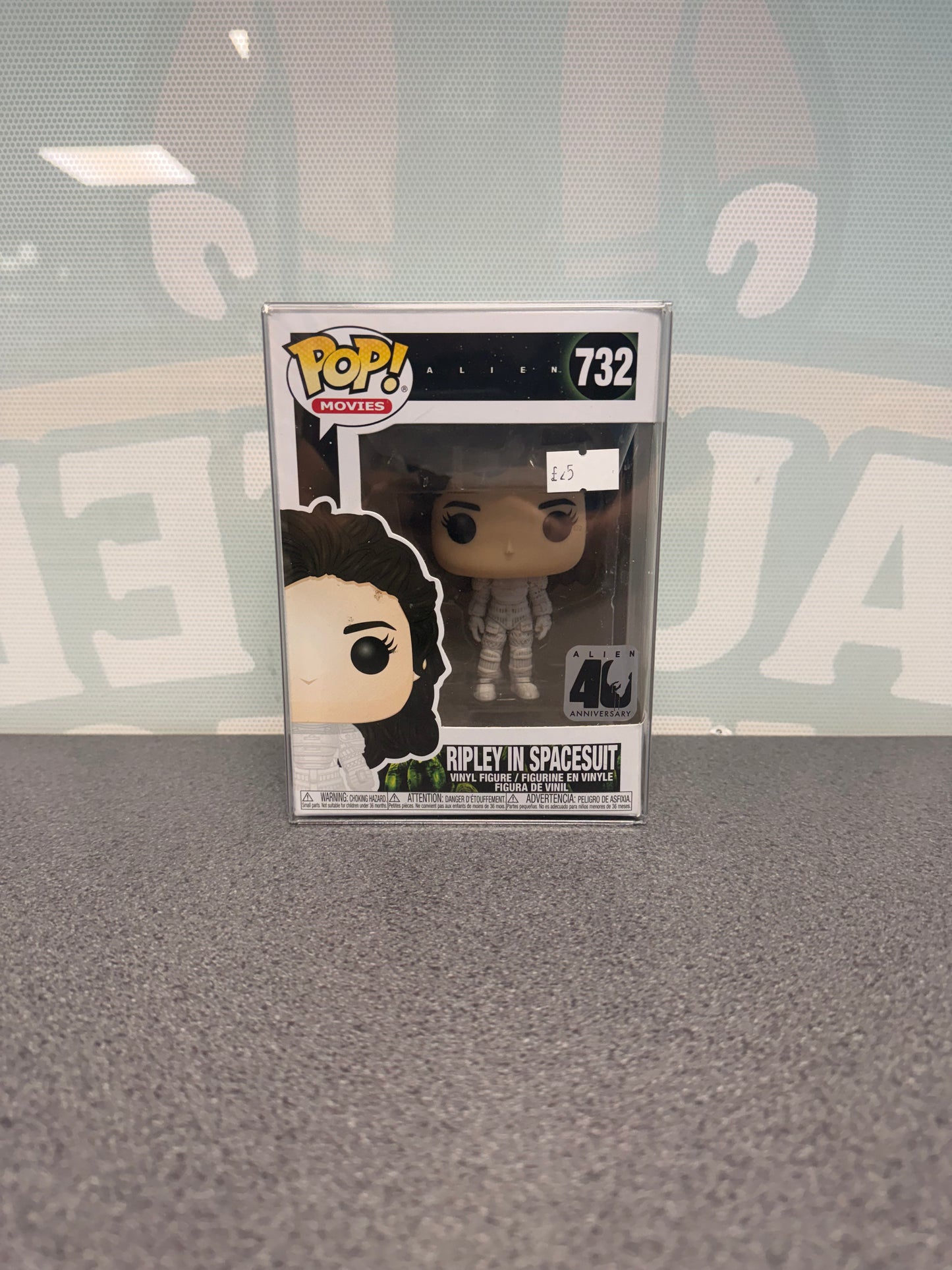 Ripley in Spacesuit Funko Pop! Movies #732 – front of box