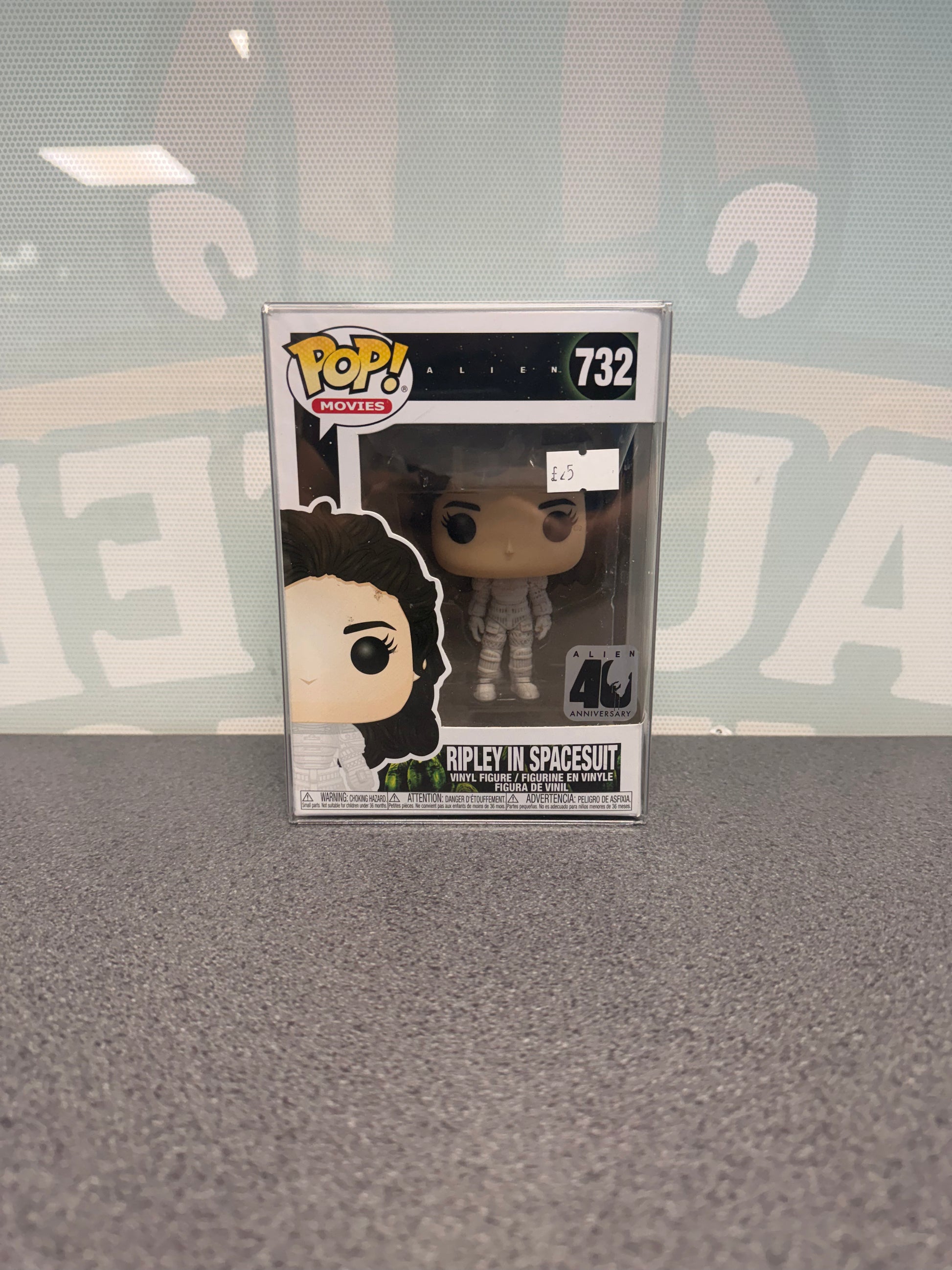 Ripley in Spacesuit Funko Pop! Movies #732 – front of box