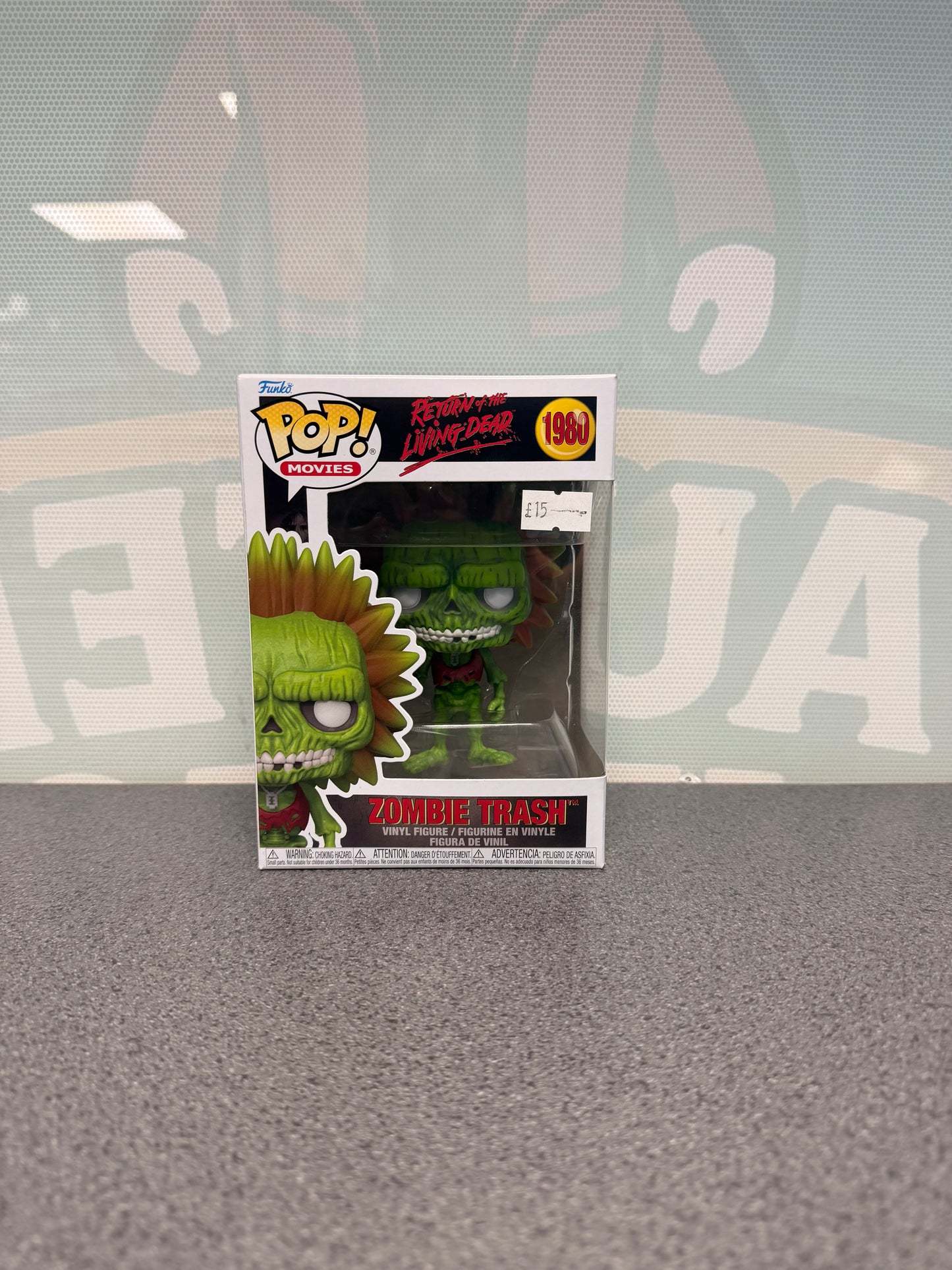 Zombie Trash Funko Pop! Movies #1980 – front of box