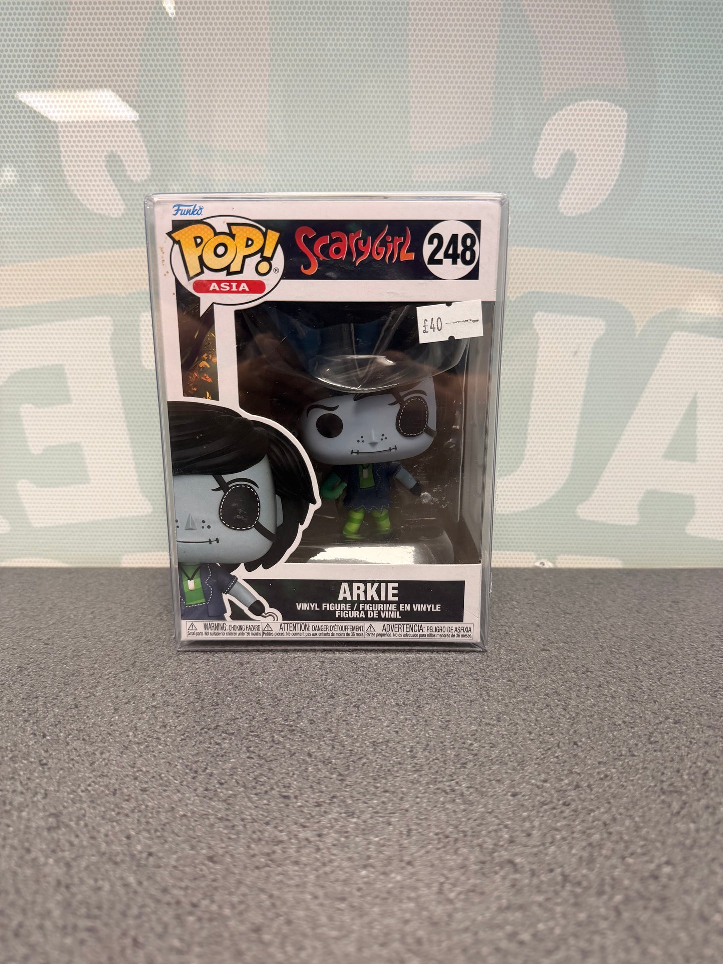 Arkie Funko Pop! Asia #248 – front of box