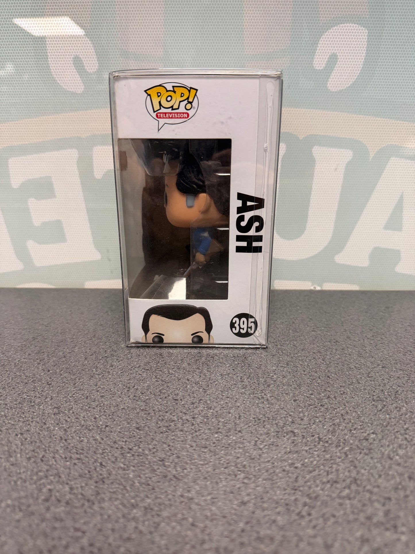 Ash Funko Pop! Television #395 – window side of box