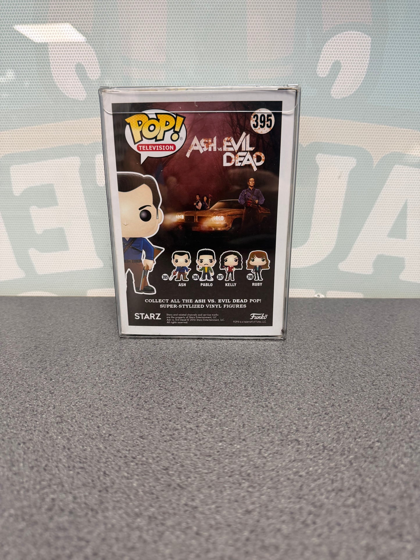 Ash Funko Pop! Television #395 – back of box