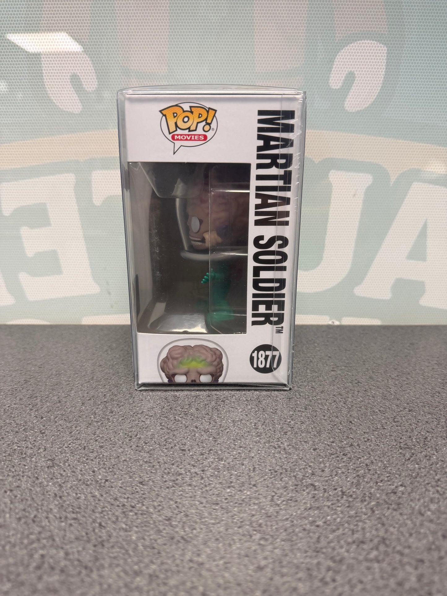 Martian Soldier Funko Pop! Movies #1877 – window side of box