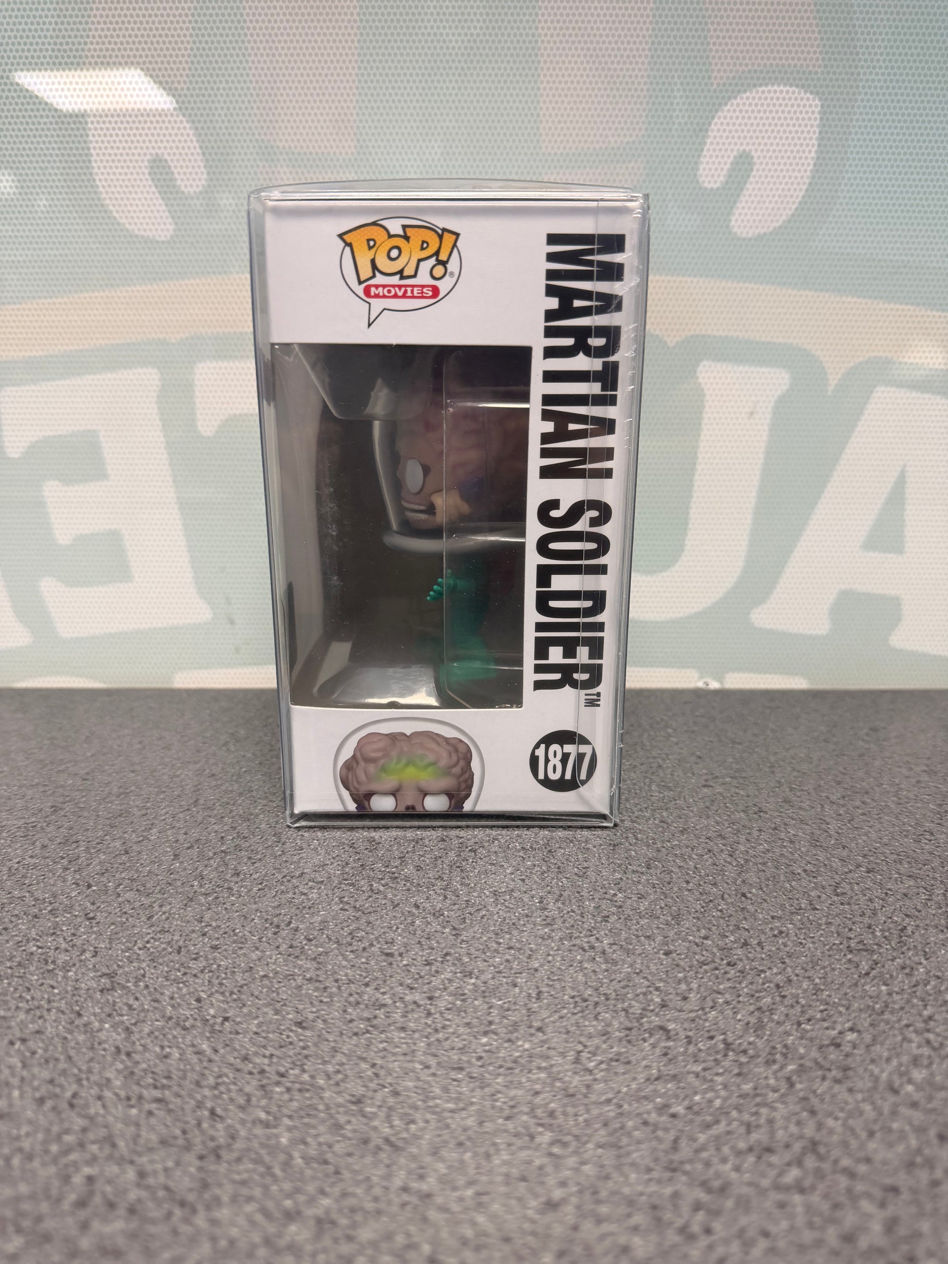 Martian Soldier Funko Pop! Movies #1877 – window side of box