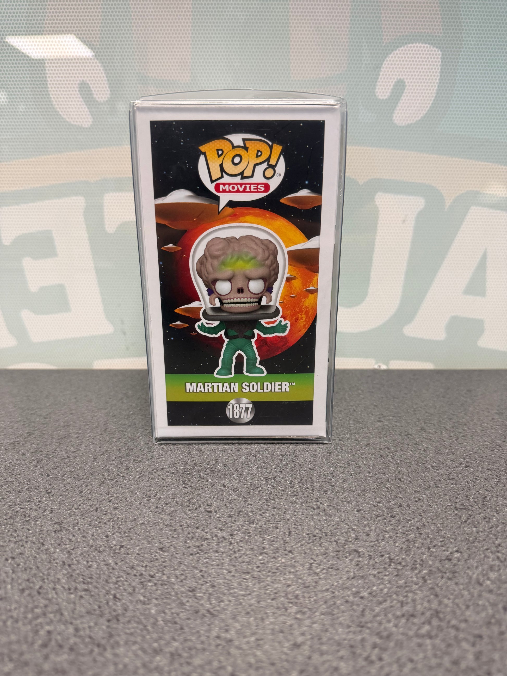 Martian Soldier Funko Pop! Movies #1877 – illustrated side of box