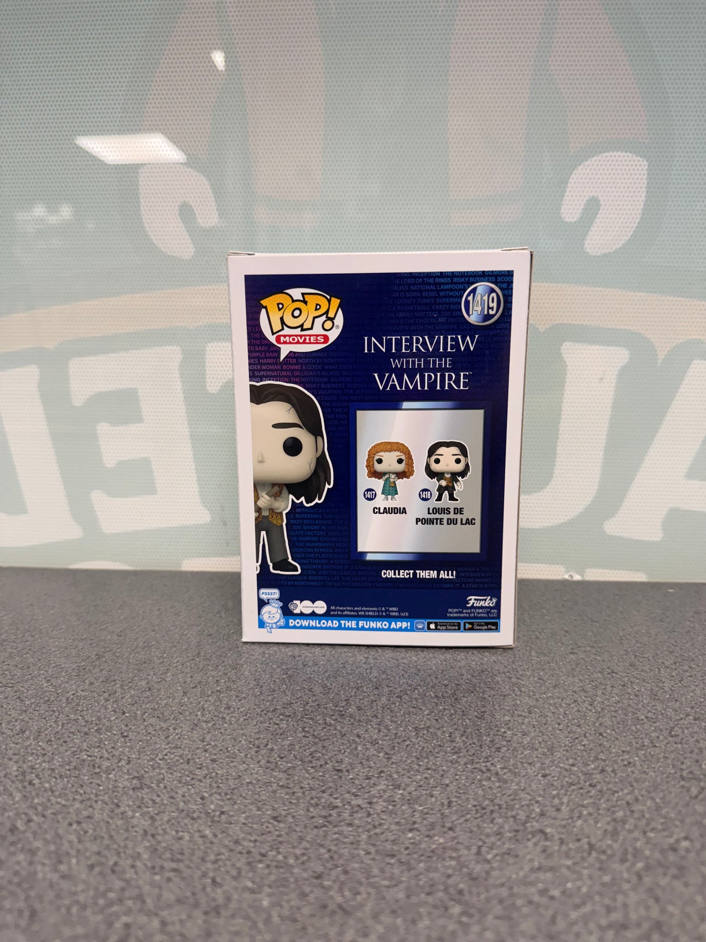 Louis de Pointe du Lac Funko Pop! Movies #1419 – back of box
