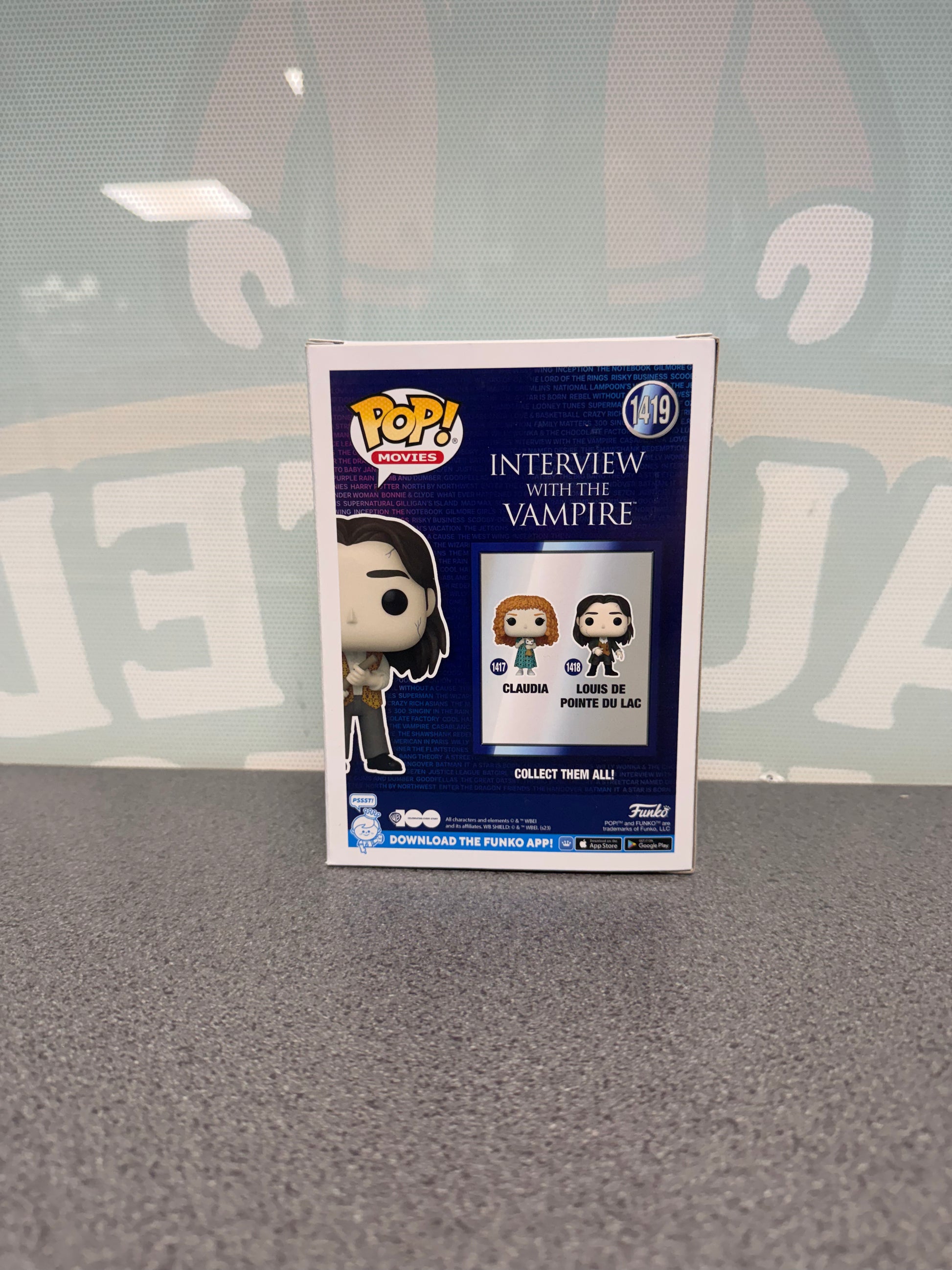 Louis de Pointe du Lac Funko Pop! Movies #1419 – back of box