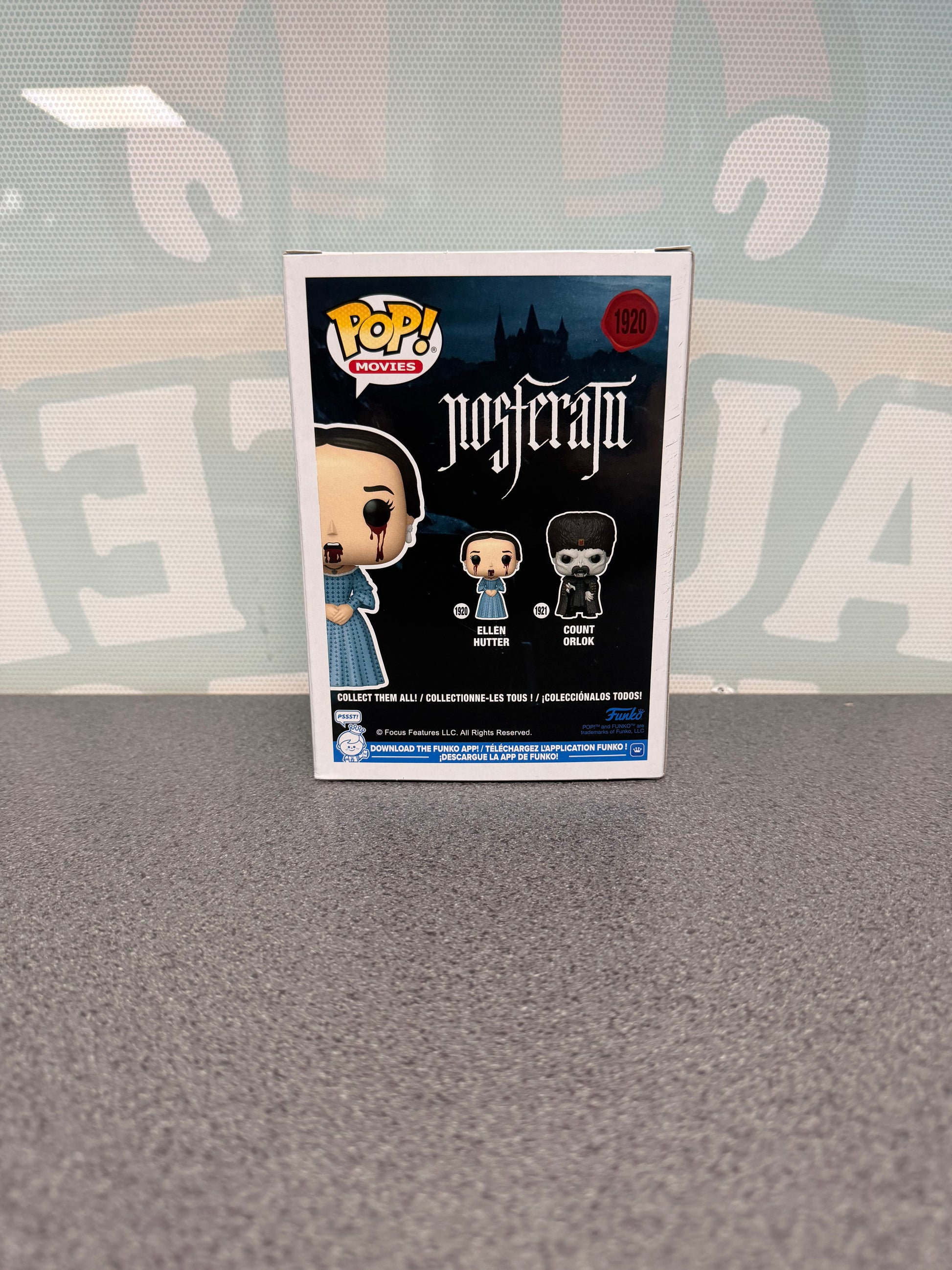 Ellen Hutter Funko Pop! Movies #1920 – back of box