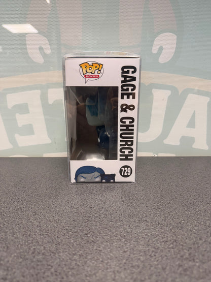Gage & Church Funko Pop! Movies #729 – window side of box