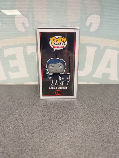 Gage & Church Funko Pop! Movies #729 – illustrated side of box