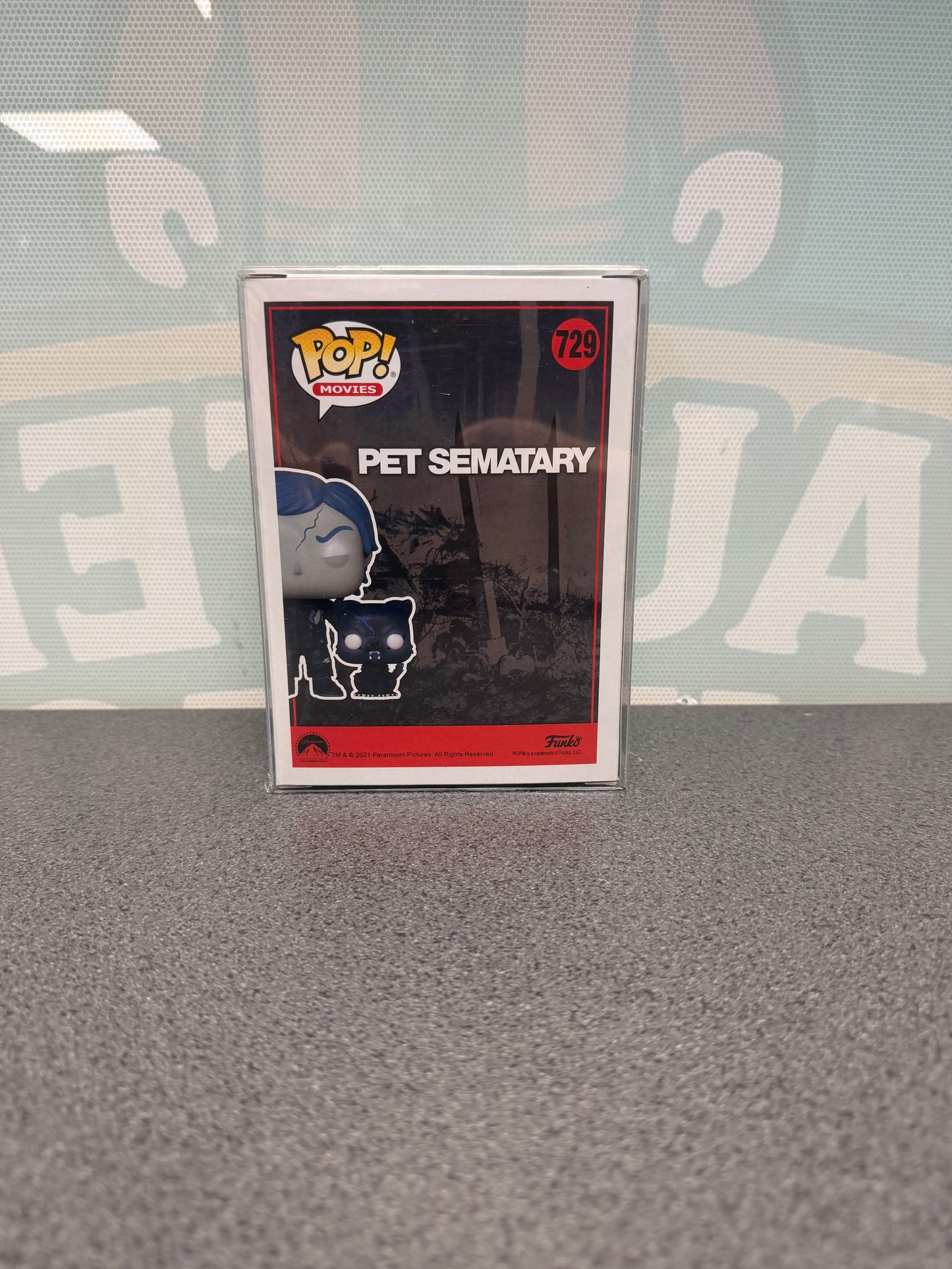 Gage & Church Funko Pop! Movies #729 – back of box