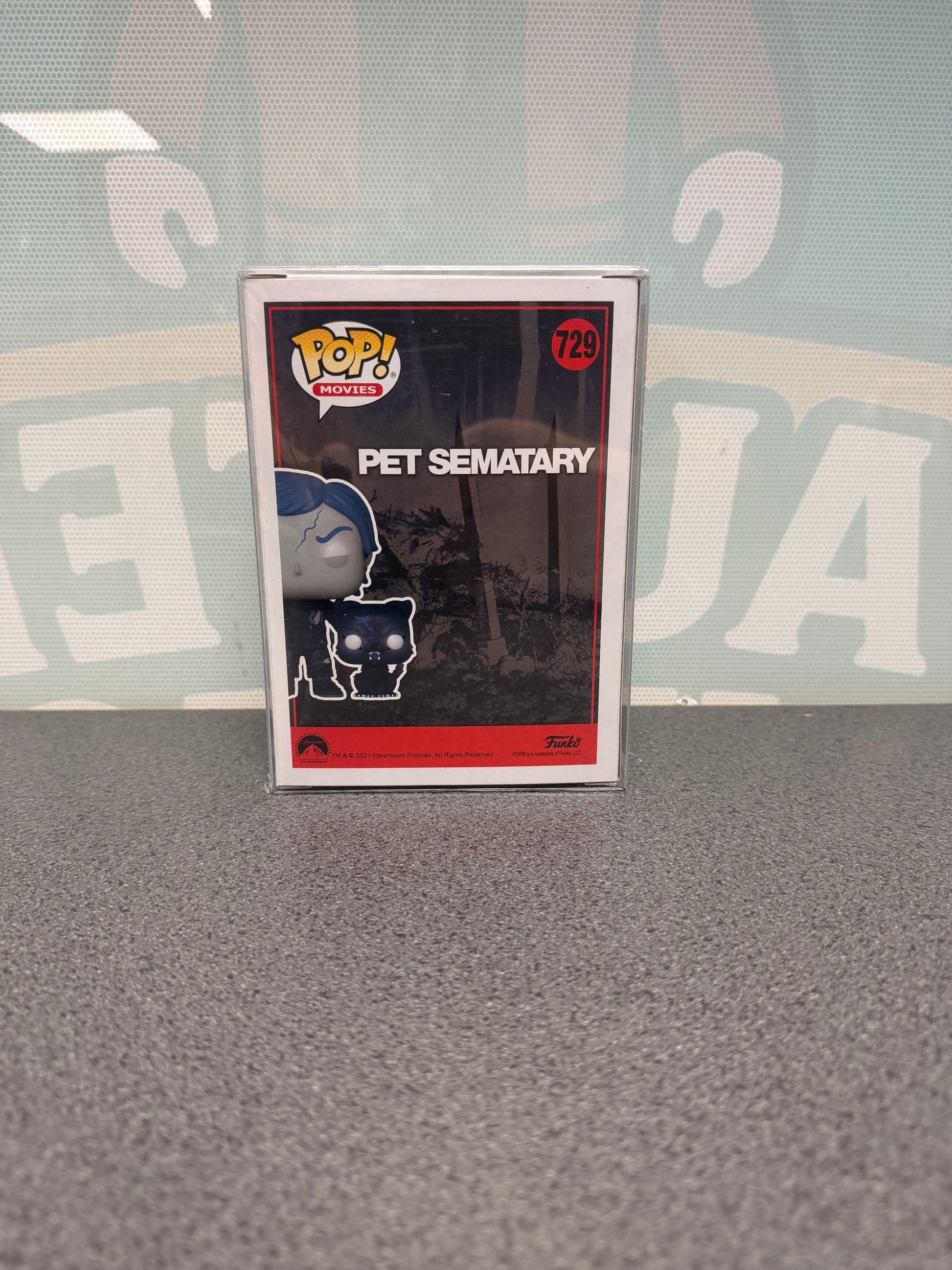Gage & Church Funko Pop! Movies #729 – back of box