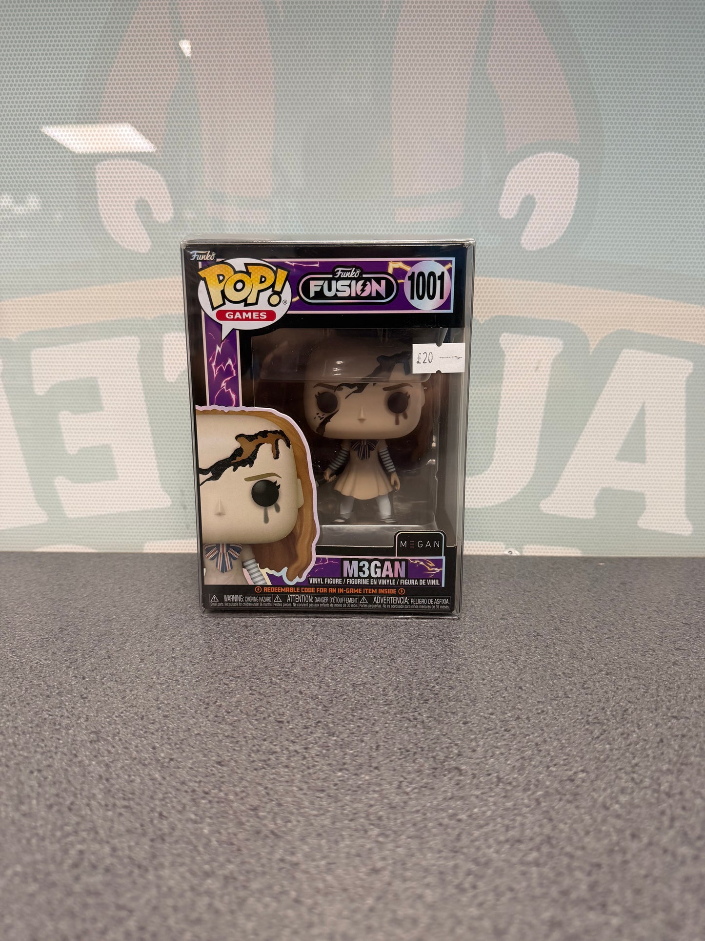 M3GAN Funko Pop! Games #1001 – front of box