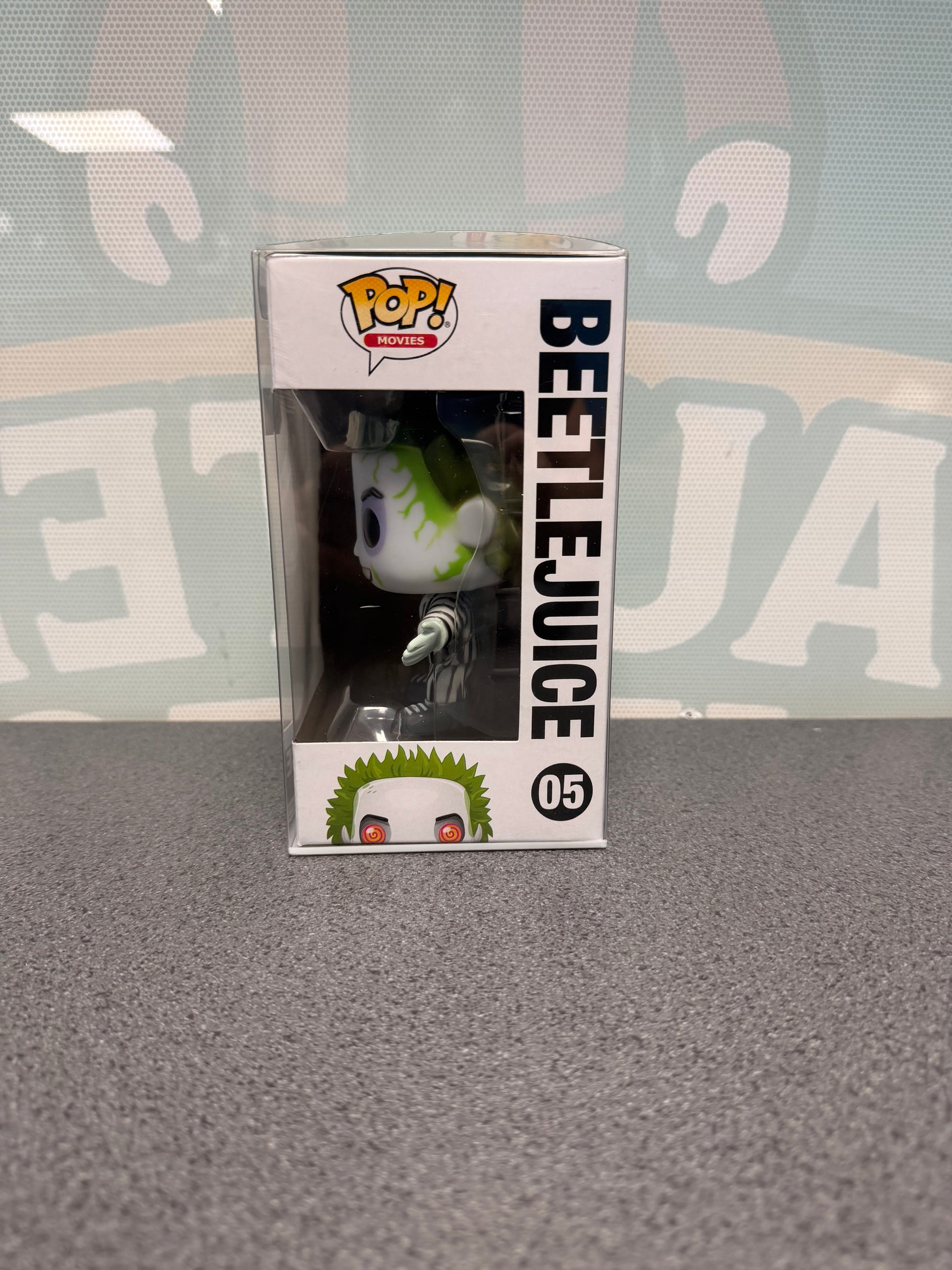 Beetlejuice Funko Pop! Movies #05 – window side of box