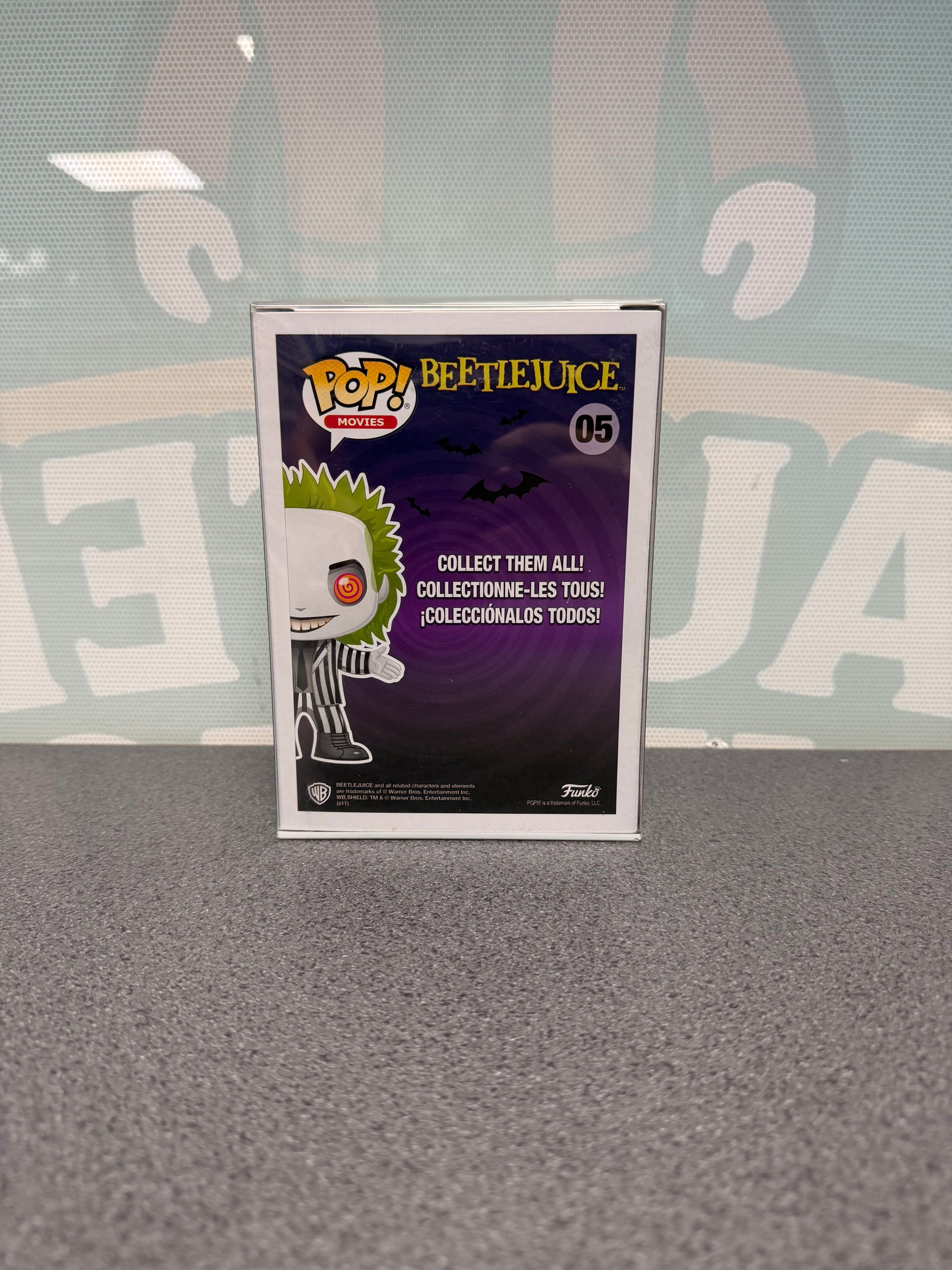 Beetlejuice Funko Pop! Movies #05 – back of box