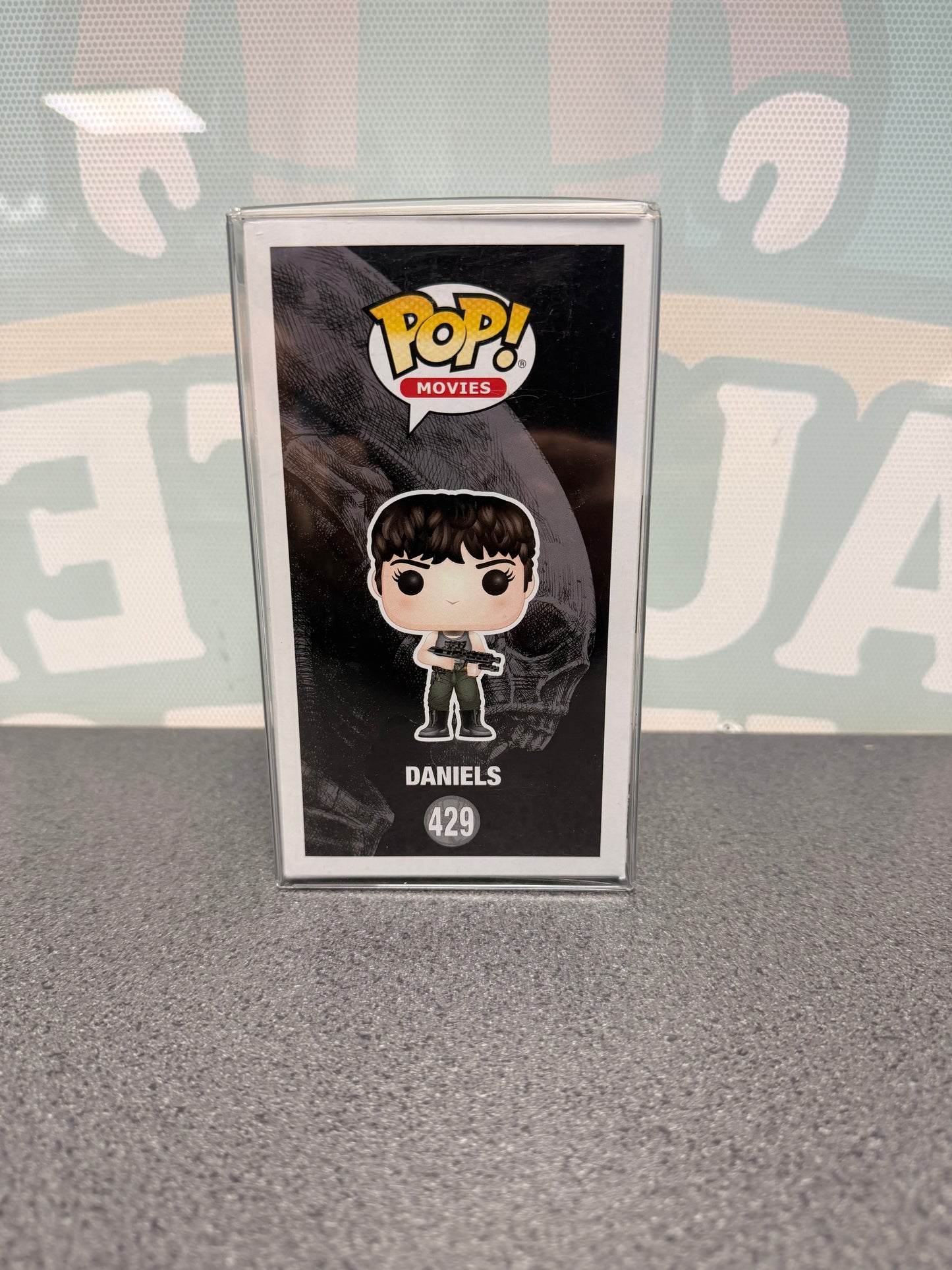 Daniels Funko Pop! Movies #429 – illustrated side of box