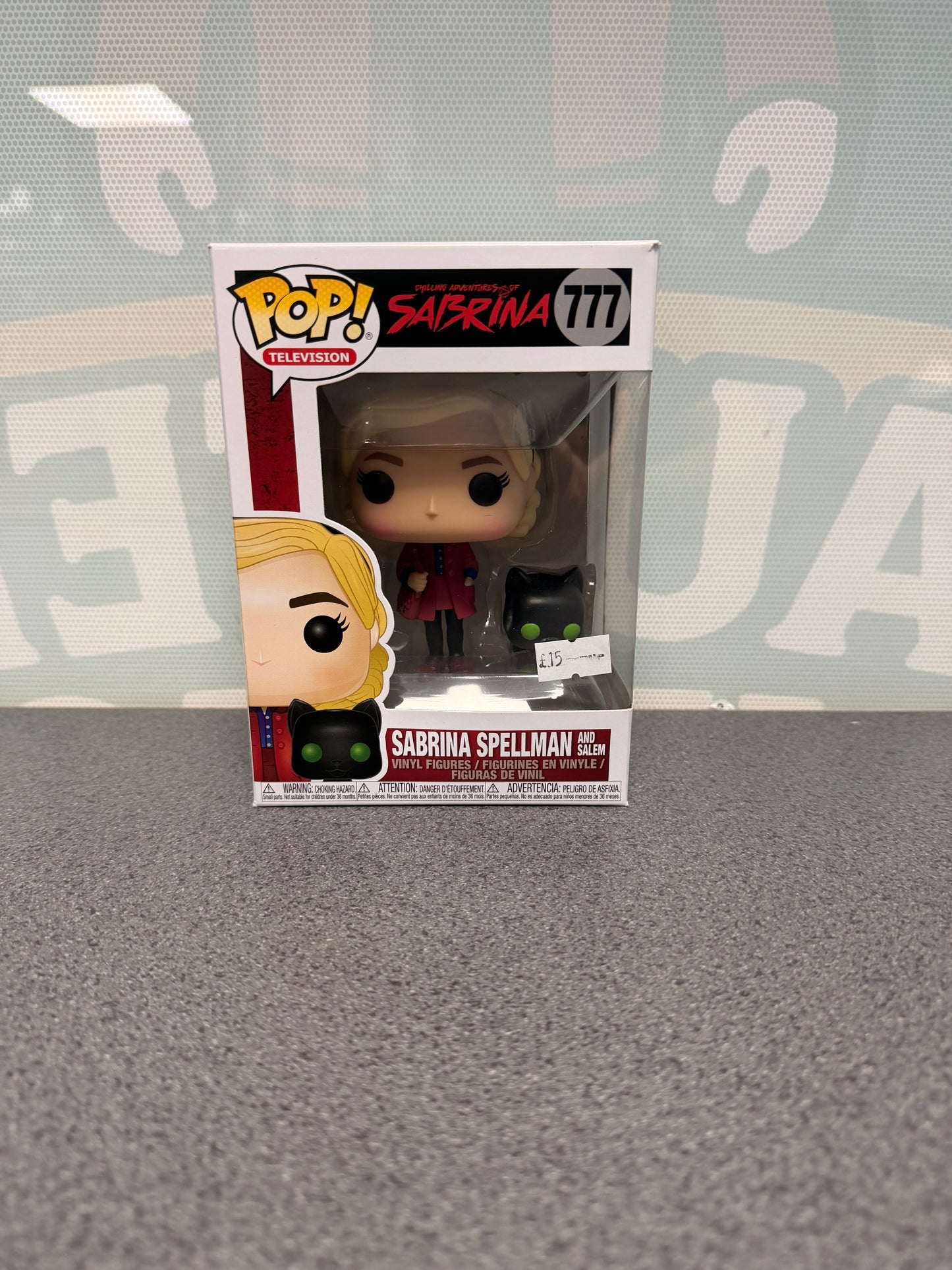 Sabrina Spellman & Salem Funko Pop! #777 – front of box and figure