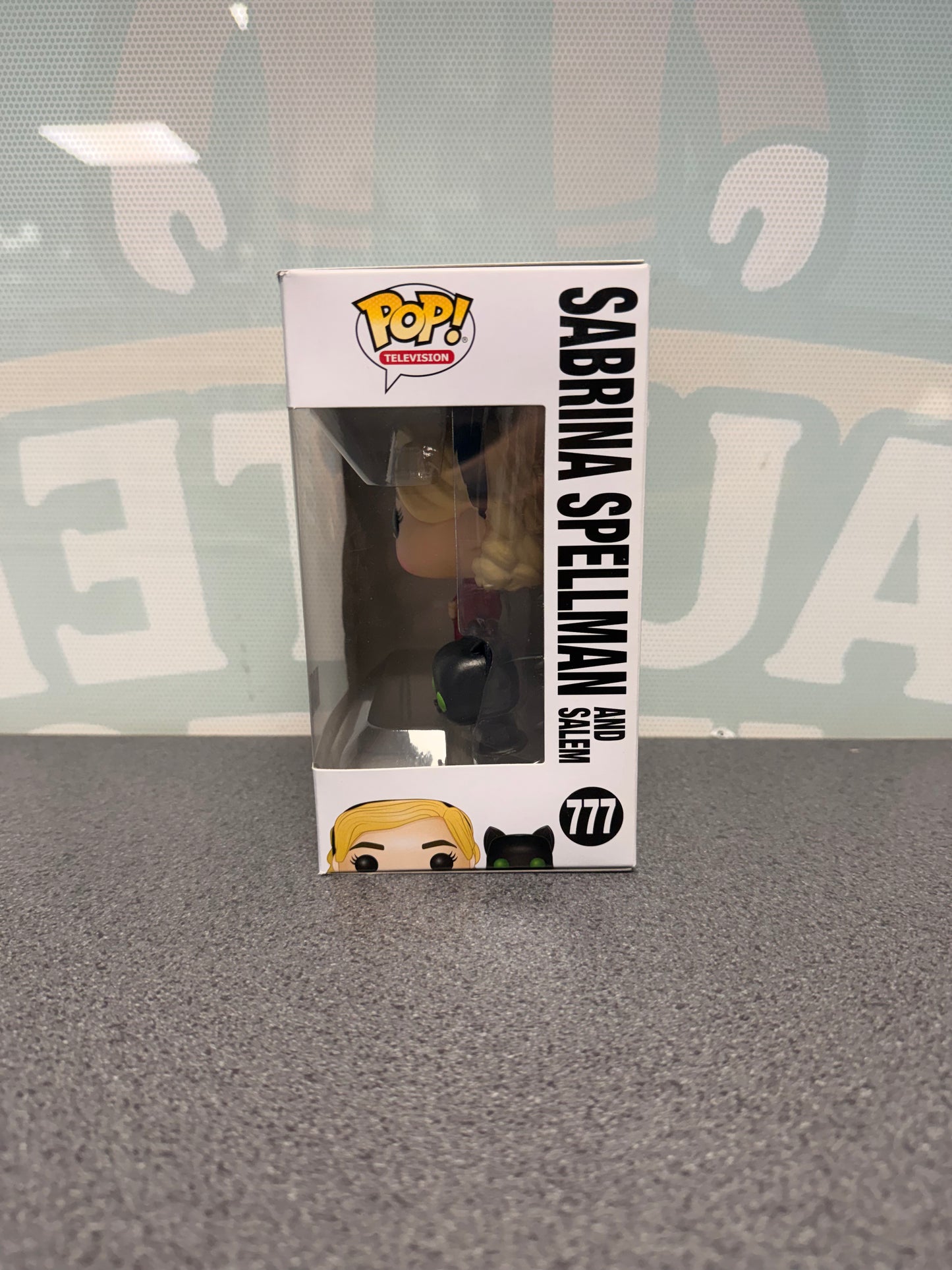 Sabrina Spellman & Salem Funko Pop! #777 – window side of box