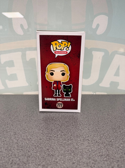 Sabrina Spellman & Salem Funko Pop! #777 – illustrated side of box