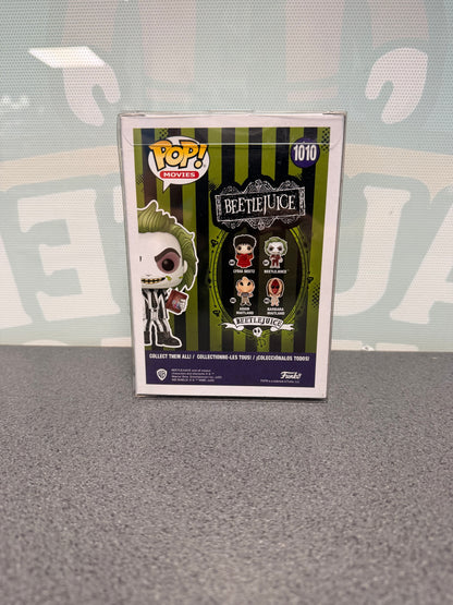 Beetlejuice Funko Pop! #1010 Glow in the Dark – 2020 Fall Convention – back of box