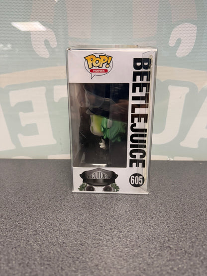 Beetlejuice Funko Pop! #605 Glow in the Dark – Go! Exclusive – window side of box