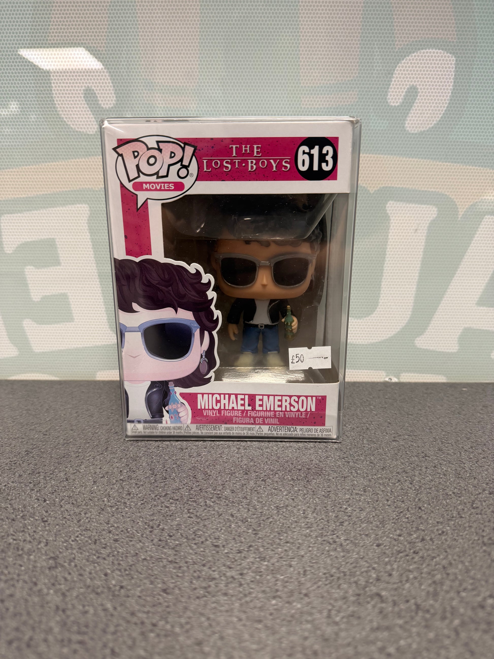 Michael Emerson Funko Pop! #613 – front of box and figure