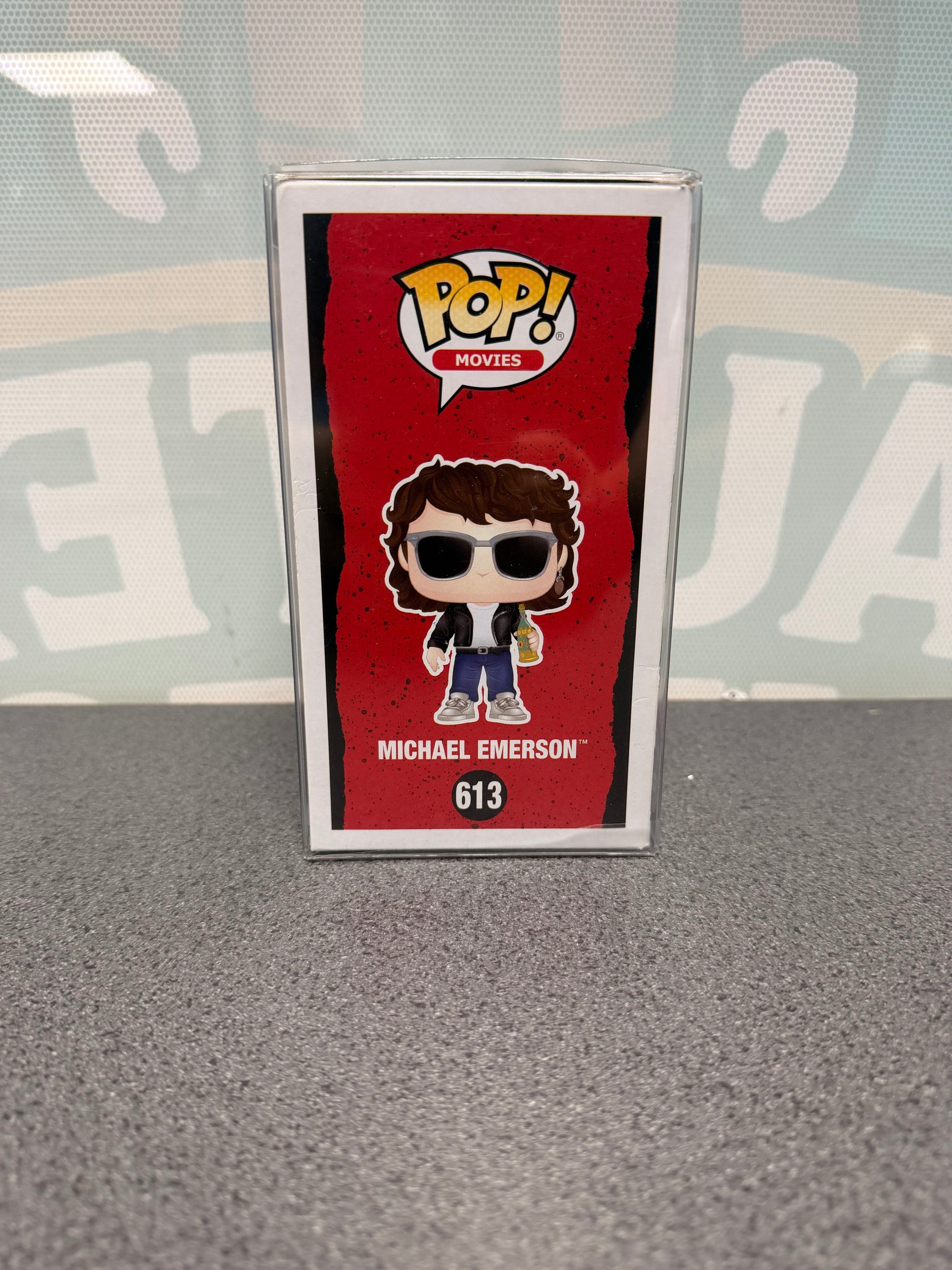 Michael Emerson Funko Pop! #613 – illustrated side of box