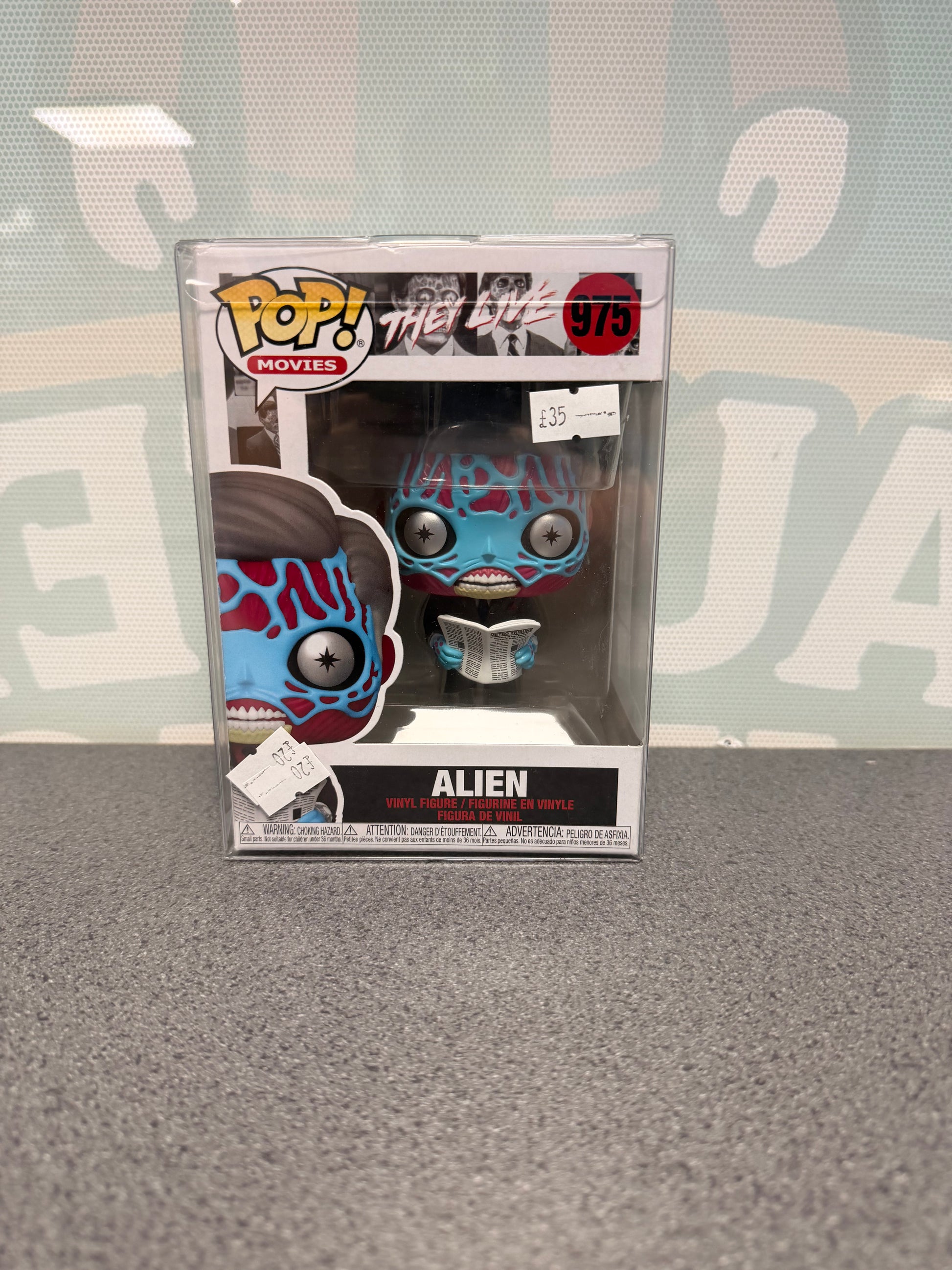 Alien Funko Pop! #975 – front of box and figure