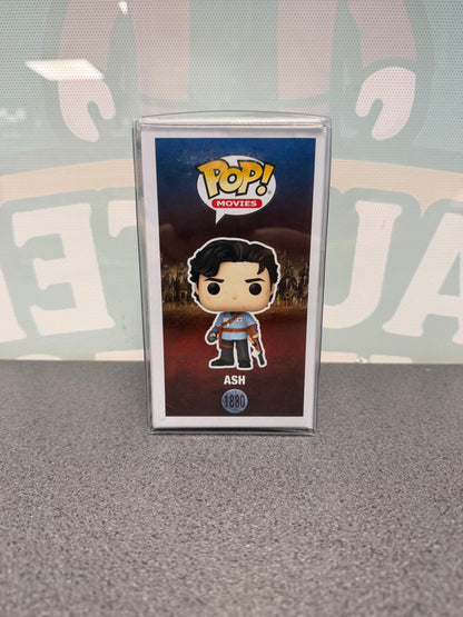 Ash Funko Pop! #1880 – illustrated side of box