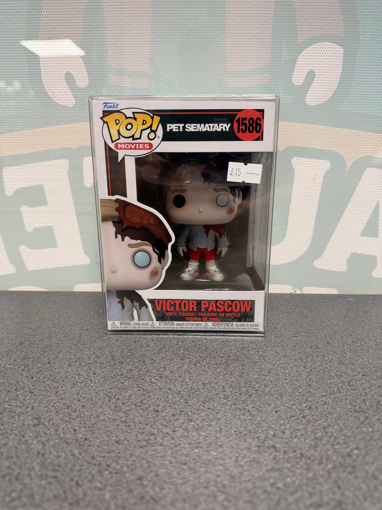Victor Pascow Funko Pop! #1586 – front of box and figure