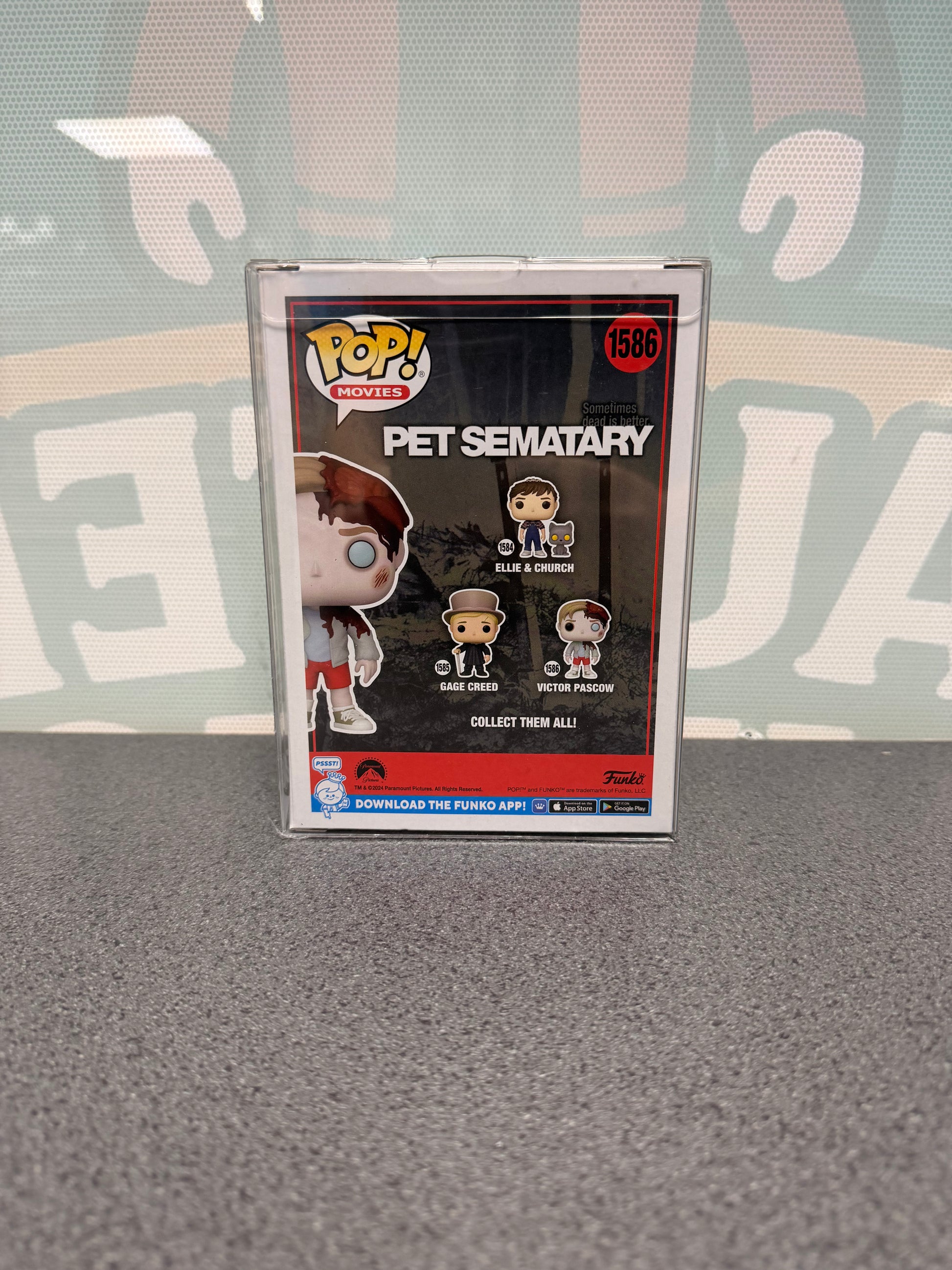 Victor Pascow Funko Pop! #1586 – back of box