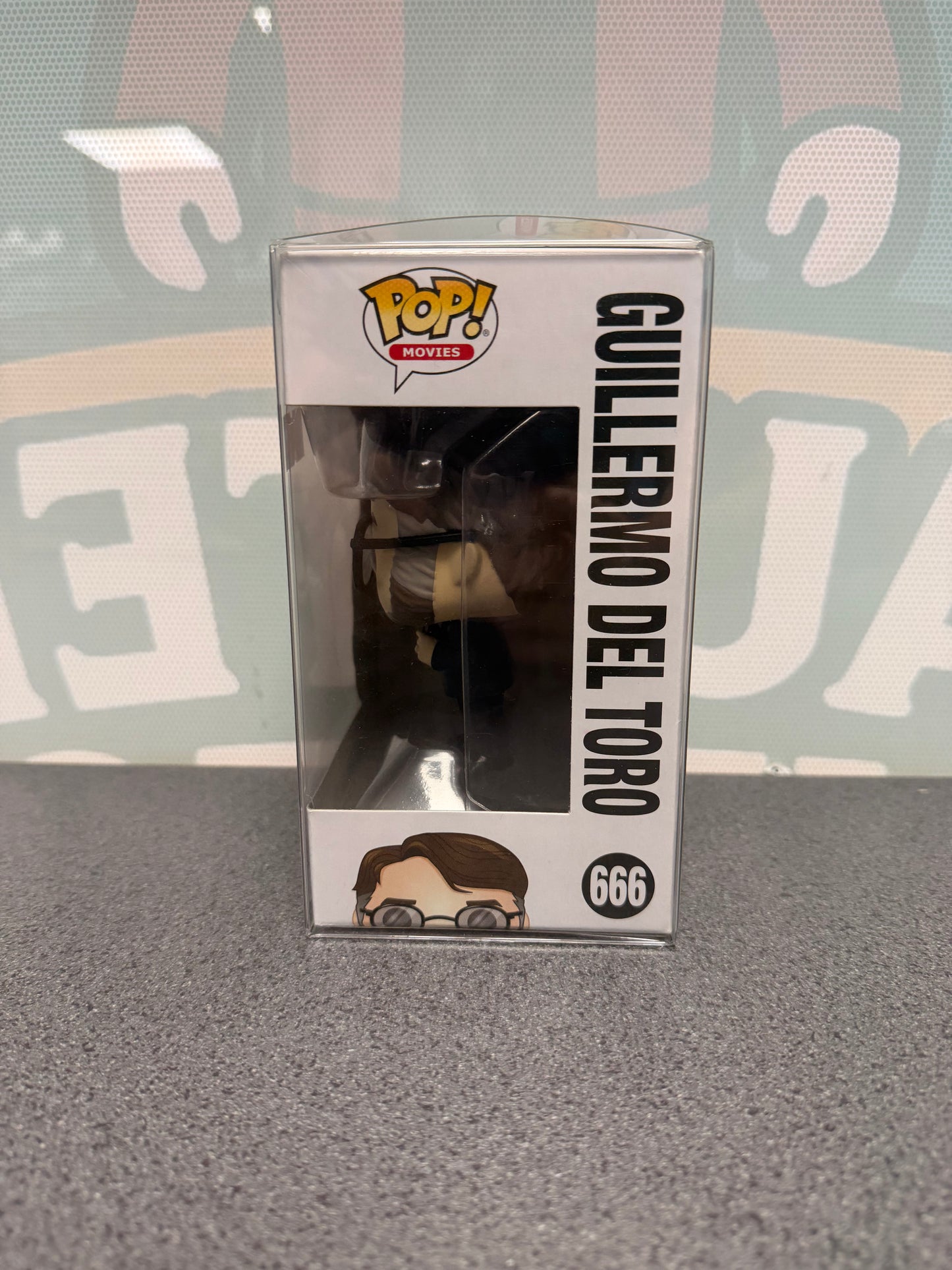 Guillermo del Toro Funko Pop! #666 – window side of box