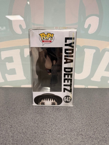 Lydia Deetz Funko Pop! #642 BoxLunch Exclusive – window side of box