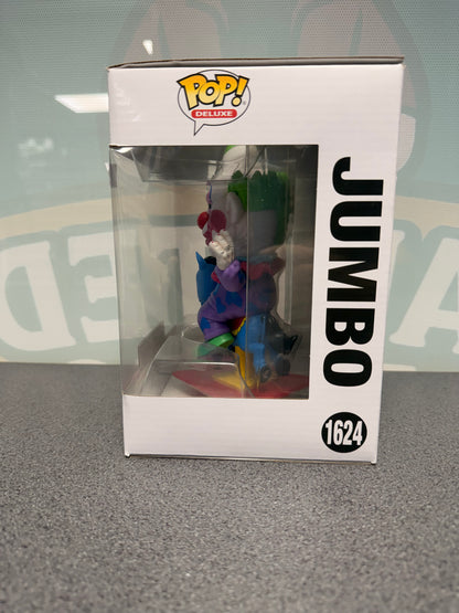 Jumbo on Carousel Horse #1624 Pop! Deluxe Funko Pop! from Killer Klowns from Outer Space – window side of box