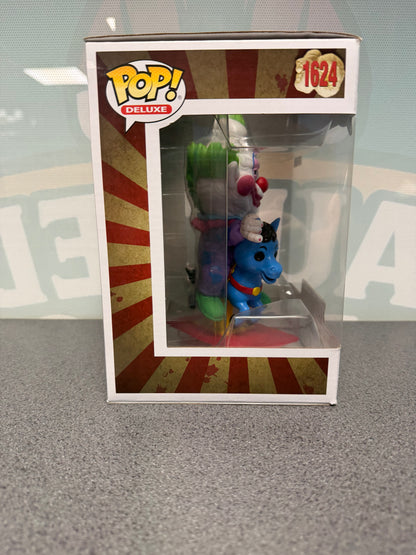 Jumbo on Carousel Horse #1624 Pop! Deluxe Funko Pop! from Killer Klowns from Outer Space – other side of box