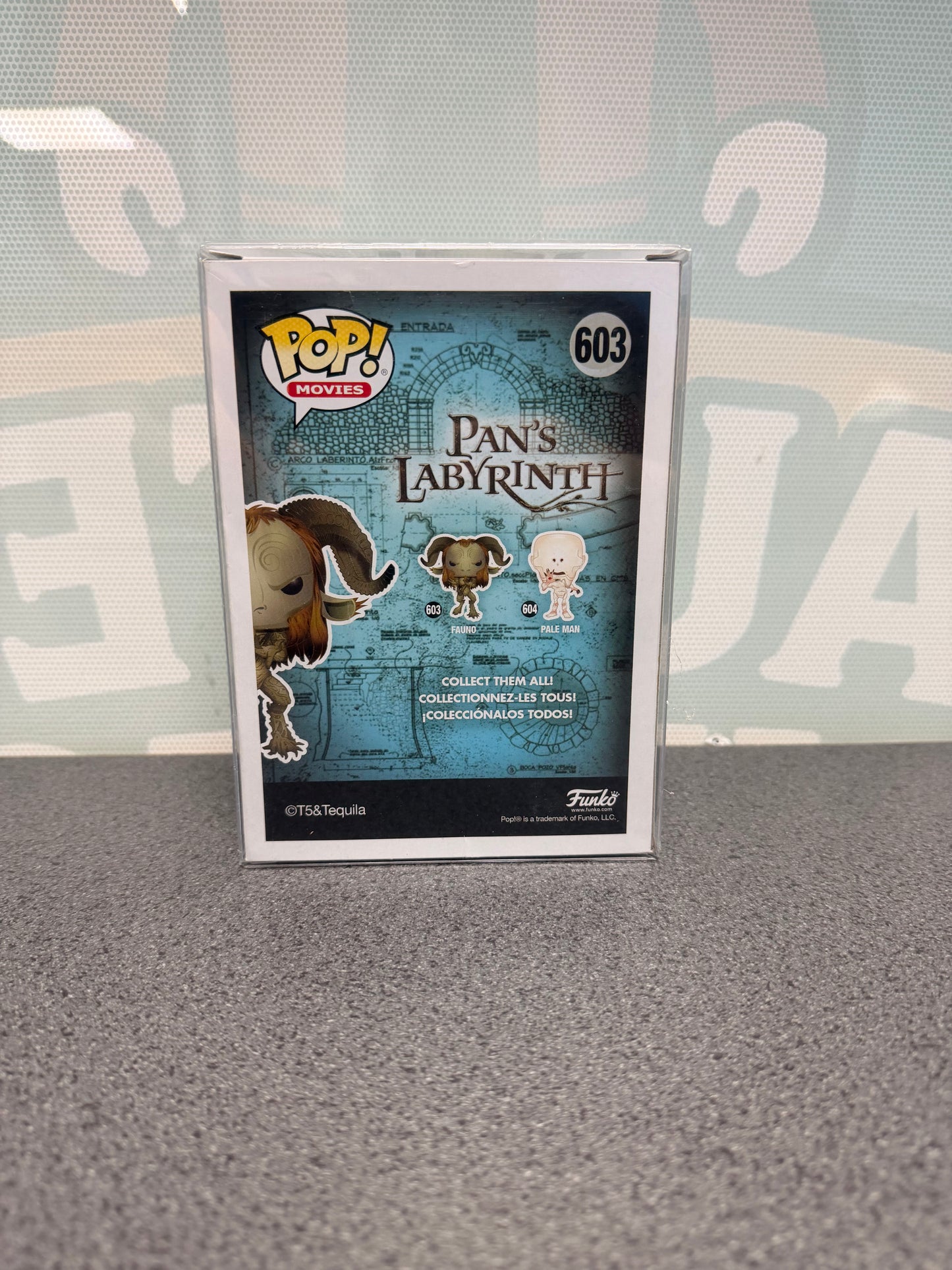 Fauno #603 Funko Pop! from Pan's Labyrinth – back of box