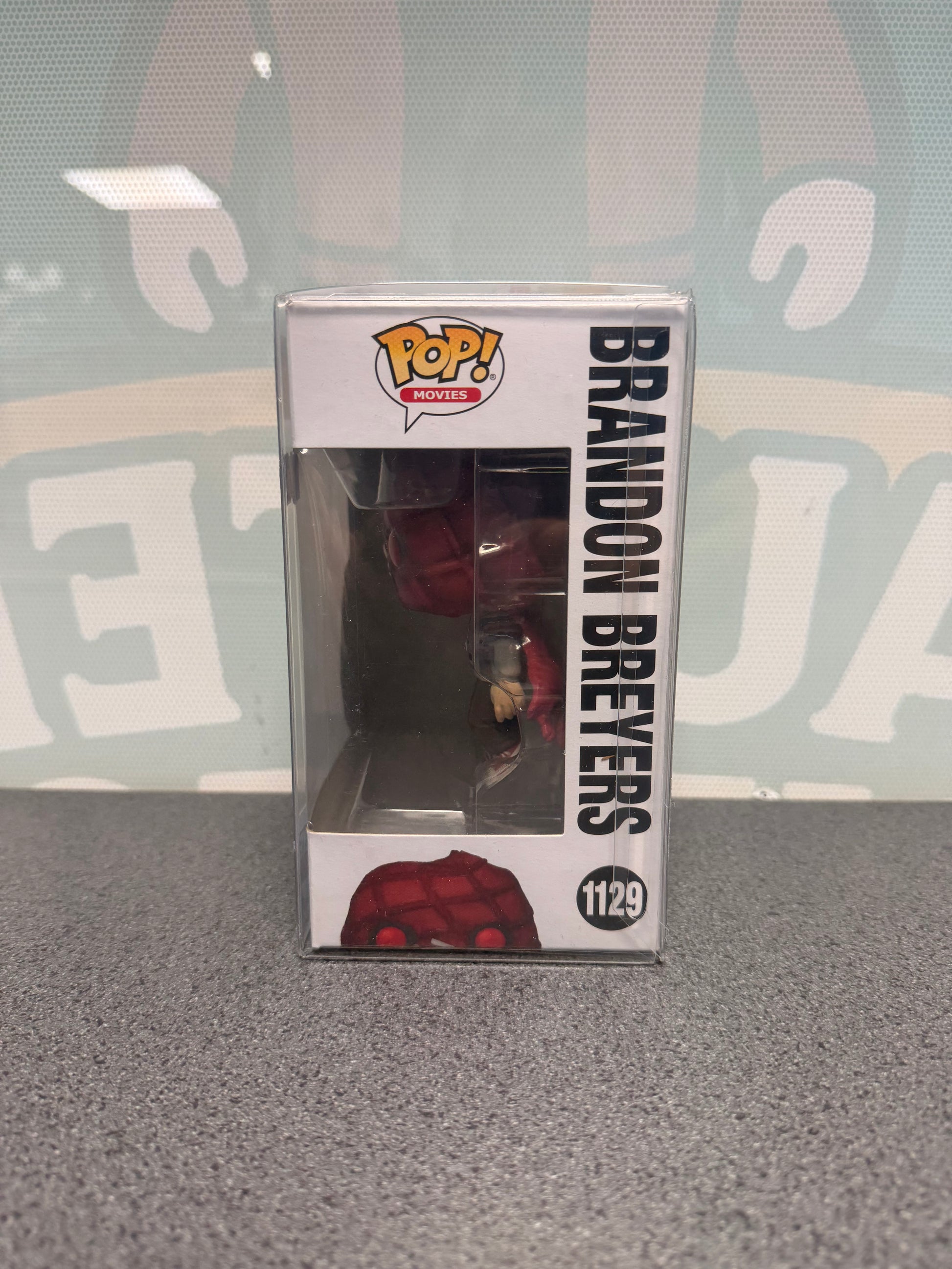 Brandon Breyer #1129 Funko Pop! from Brightburn – window side of box